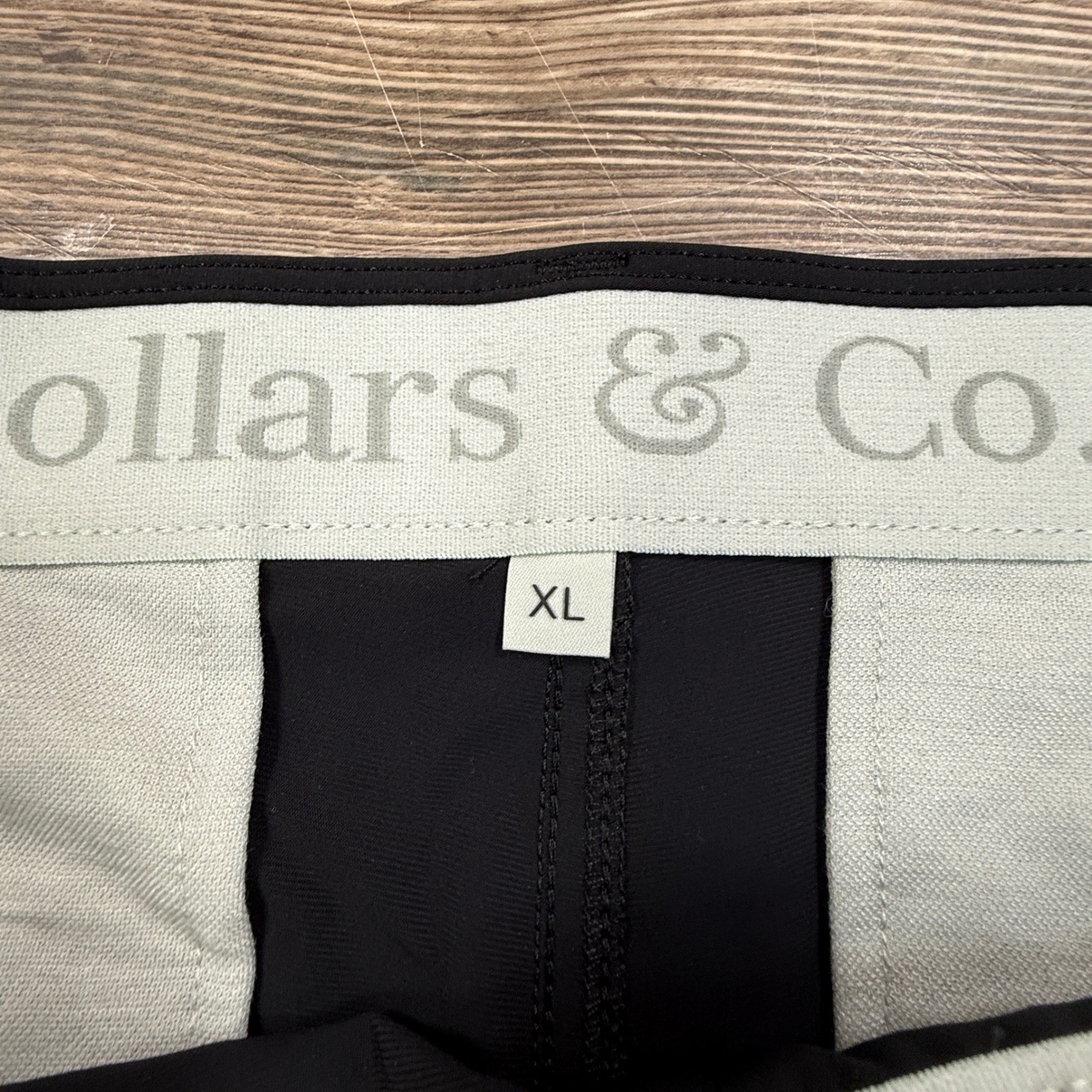 Collars & Co Mens Size XL Velocity Pull-On Shorts Black 4-Way Stretch 7″ NWT