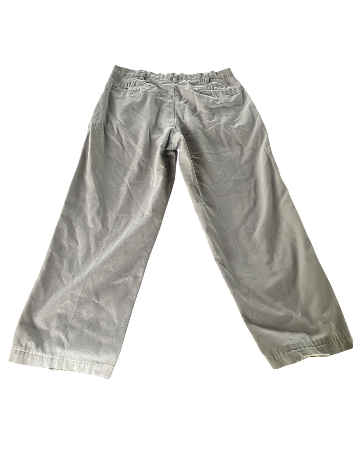 Savane Pleated Khaki Pants Mens 32×30 Wheat Cotton Classic Fit Casual Chino