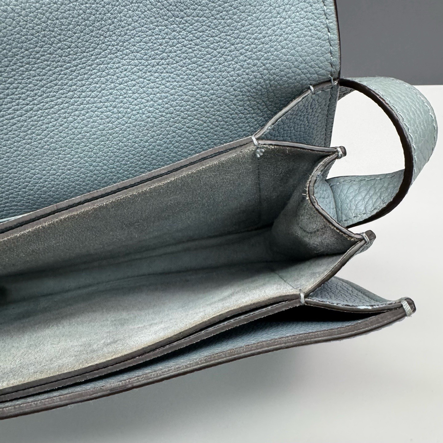 Gucci Pre-Owned Authentic Messenger Bag Sky Blue 26*18*7cm