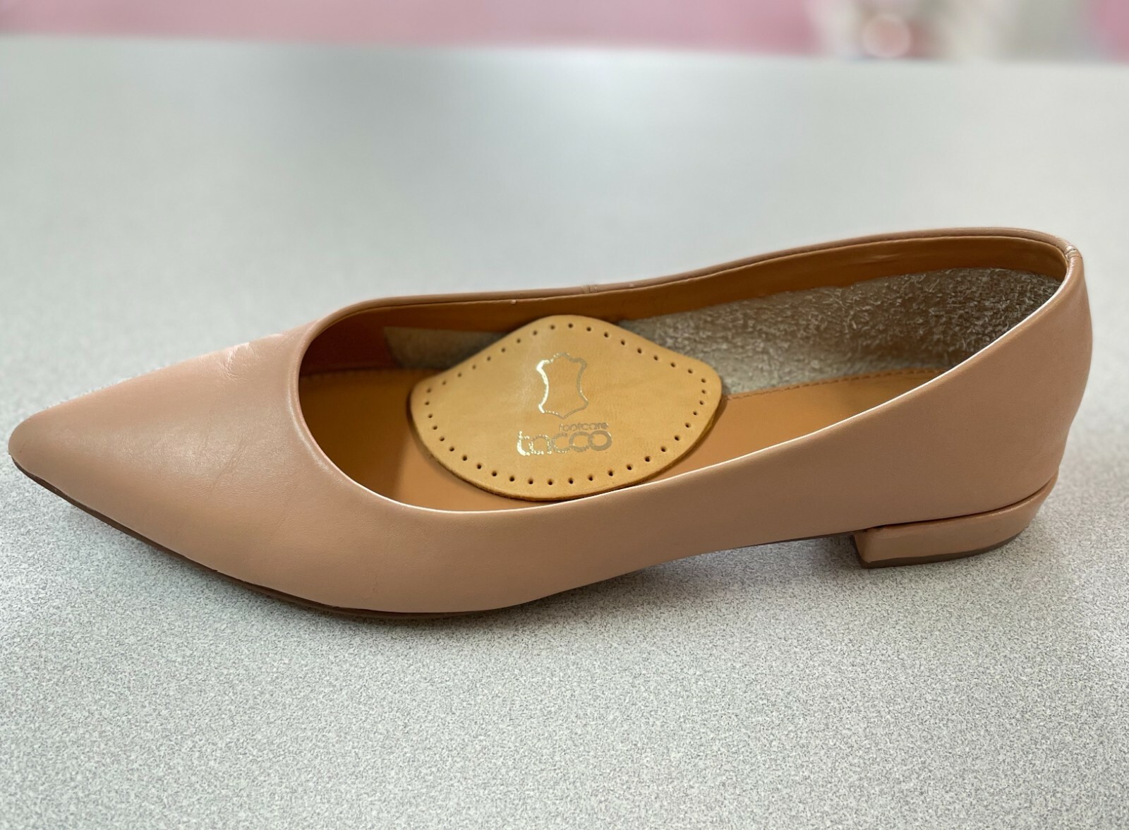 Tacco 624 Leather Arch Supports Inserts Peel & Stick Cookies Cushion Shoe Insole