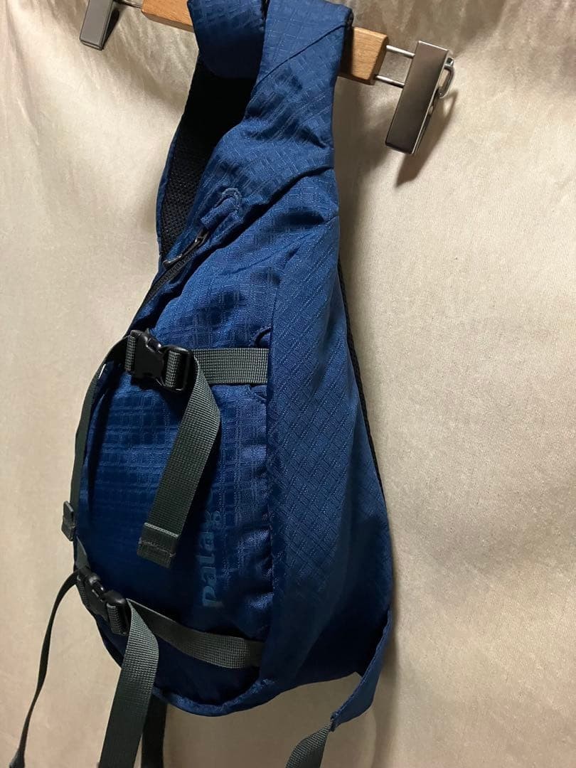patagonia S9 Atom Sling Bag Excellent Ripstop Nylon Cordura Lightweight Navy