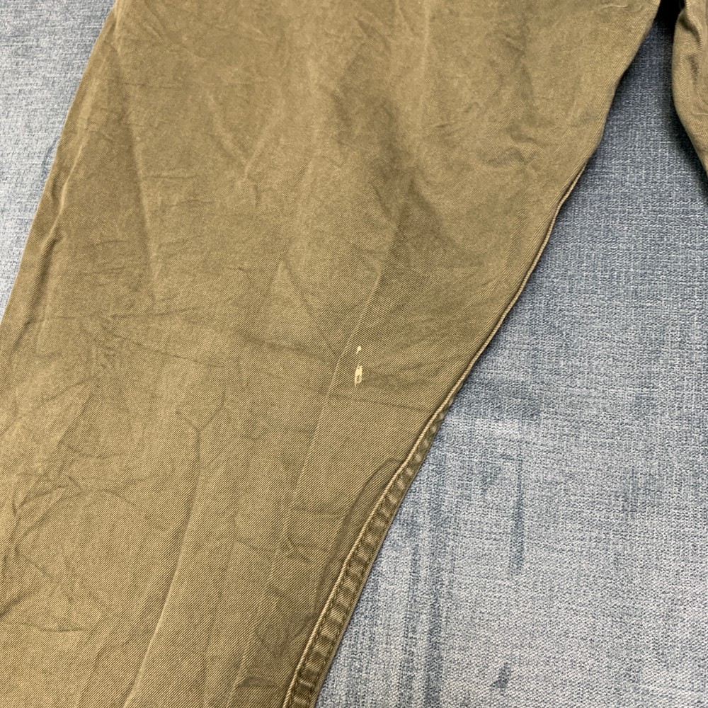 Levi’s 511 Jeans Men 36×32 Olive Green Denim Slim Fit Everyday Wear Straight Leg