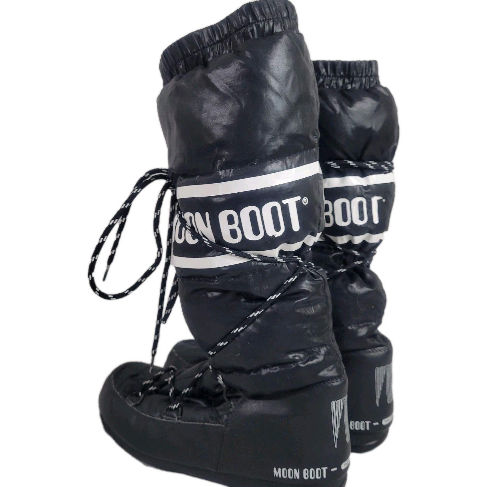 Tecnica The Original Moon Boot Womens 8.5 Black Winter Snow Boots Y2K 2000s
