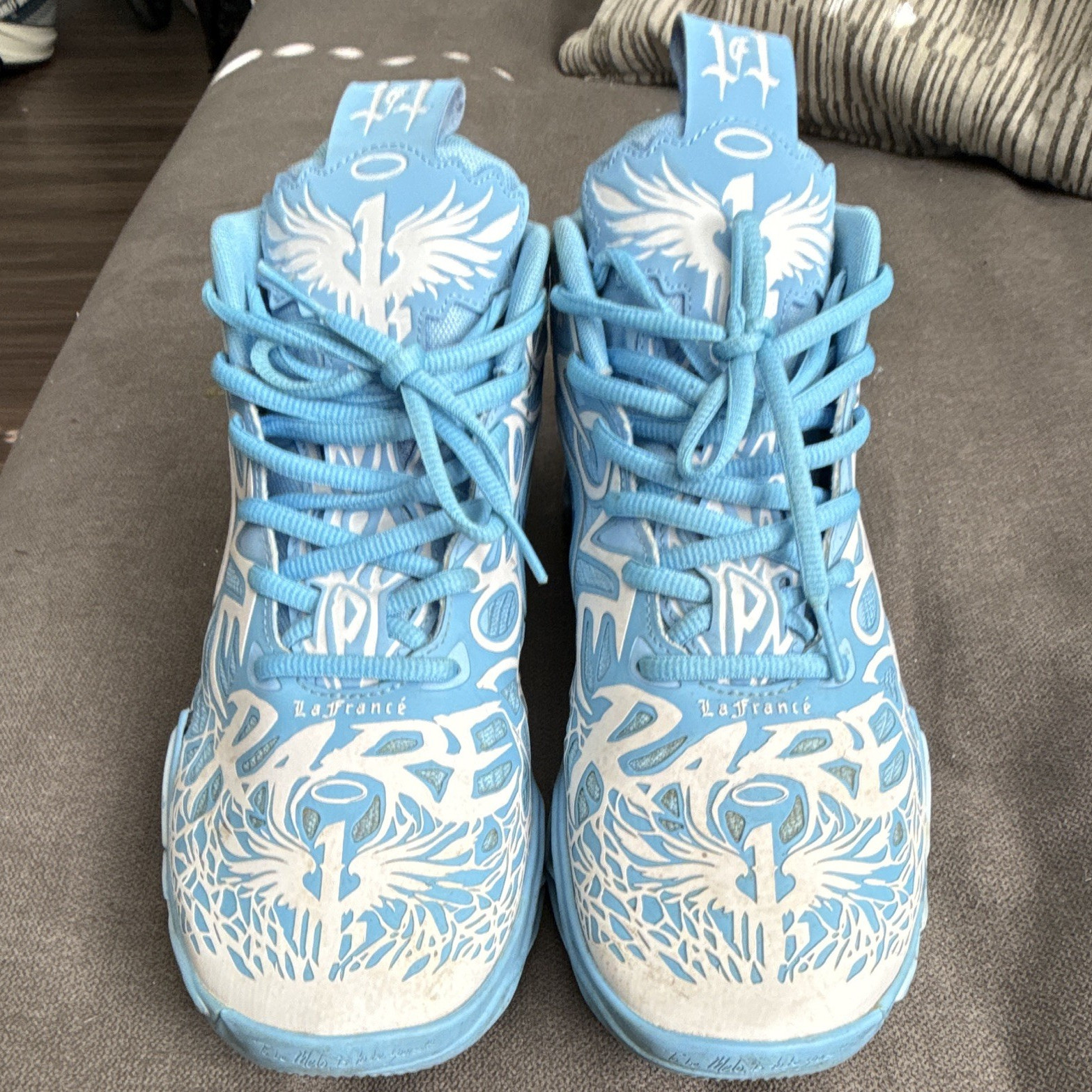 PUMA LaFrancé x MB.04 “1 of 1” Team Light Blue Mesh Lace-Up Sneaker 2024