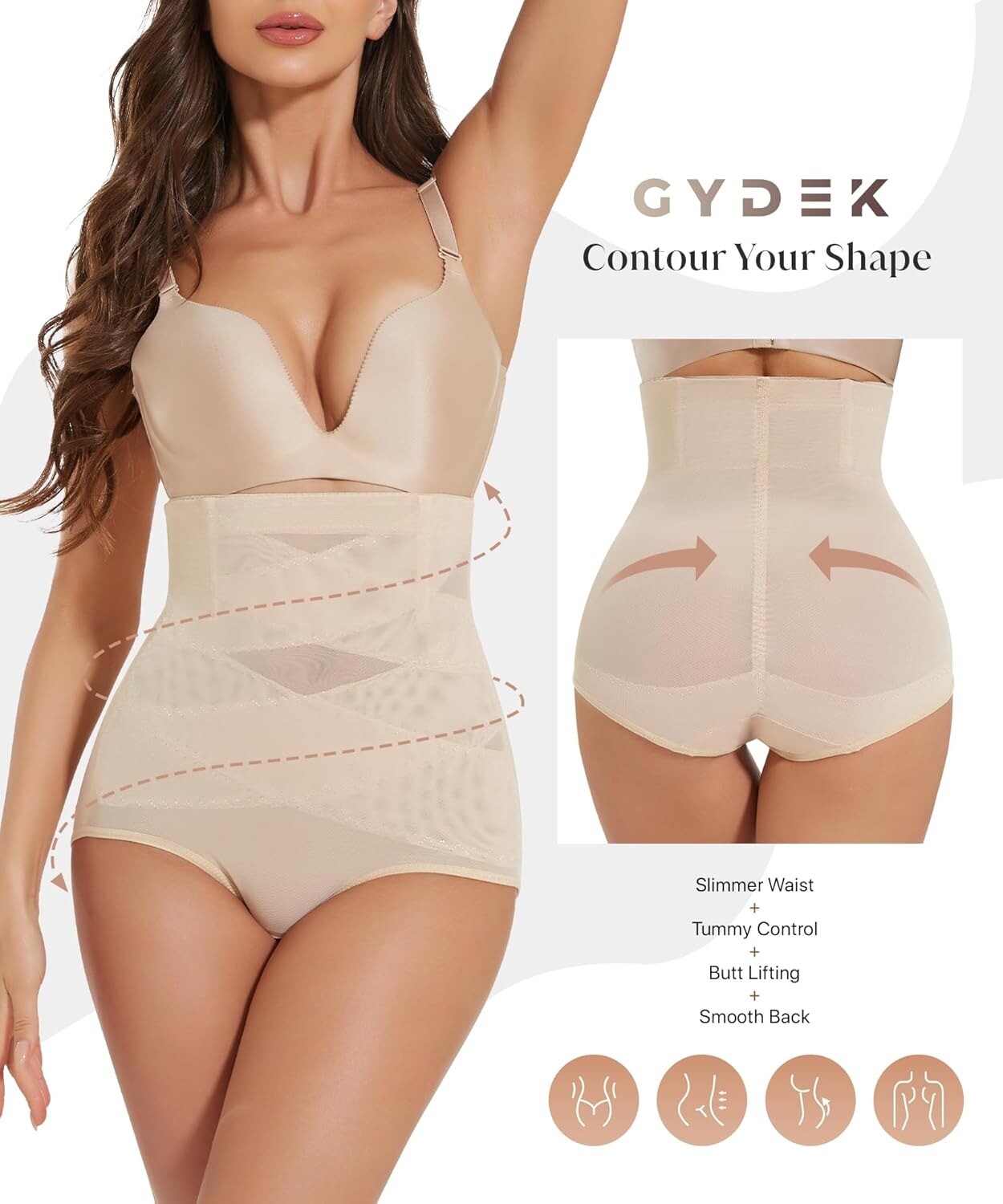 Women Body Shaper Tummy Control Panties High Waist Trainer Shapewear Underwear