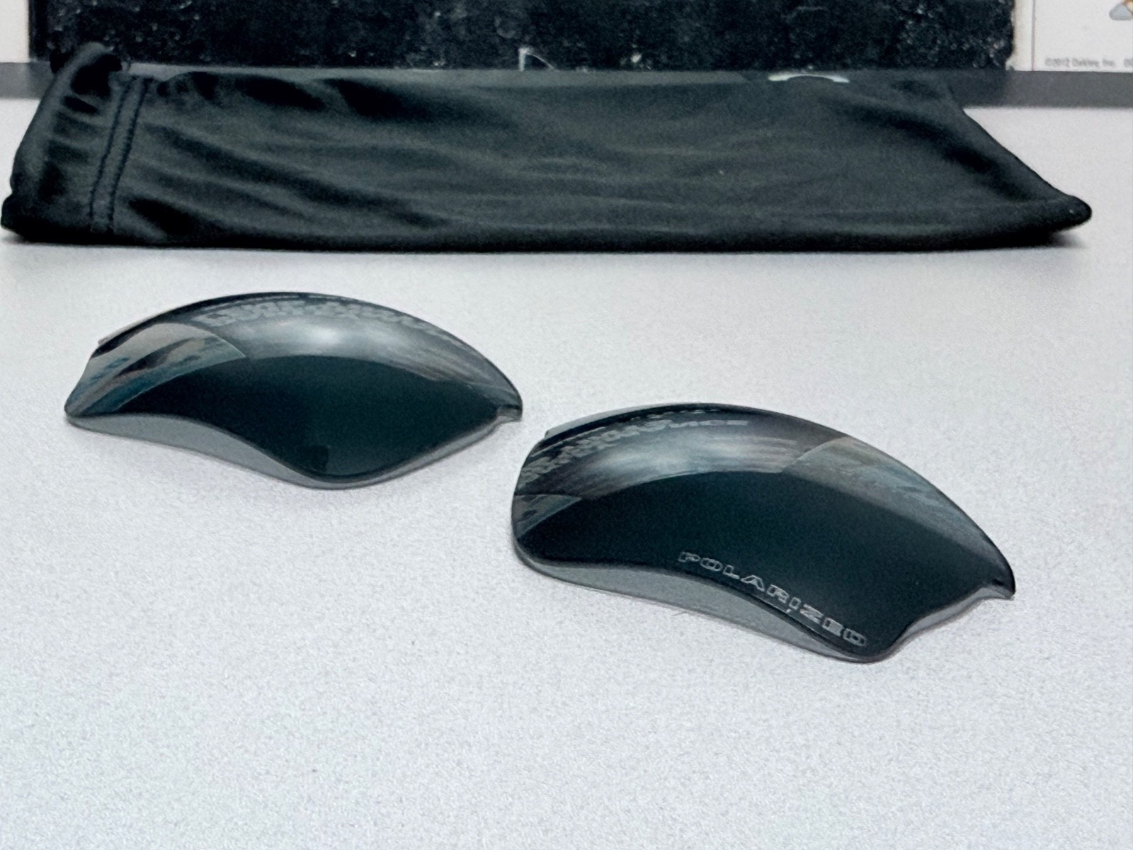 Oakley Half Jacket 1.0 XLJ Black Iridium Polarized lens set – OEM / XLJ Size NOS