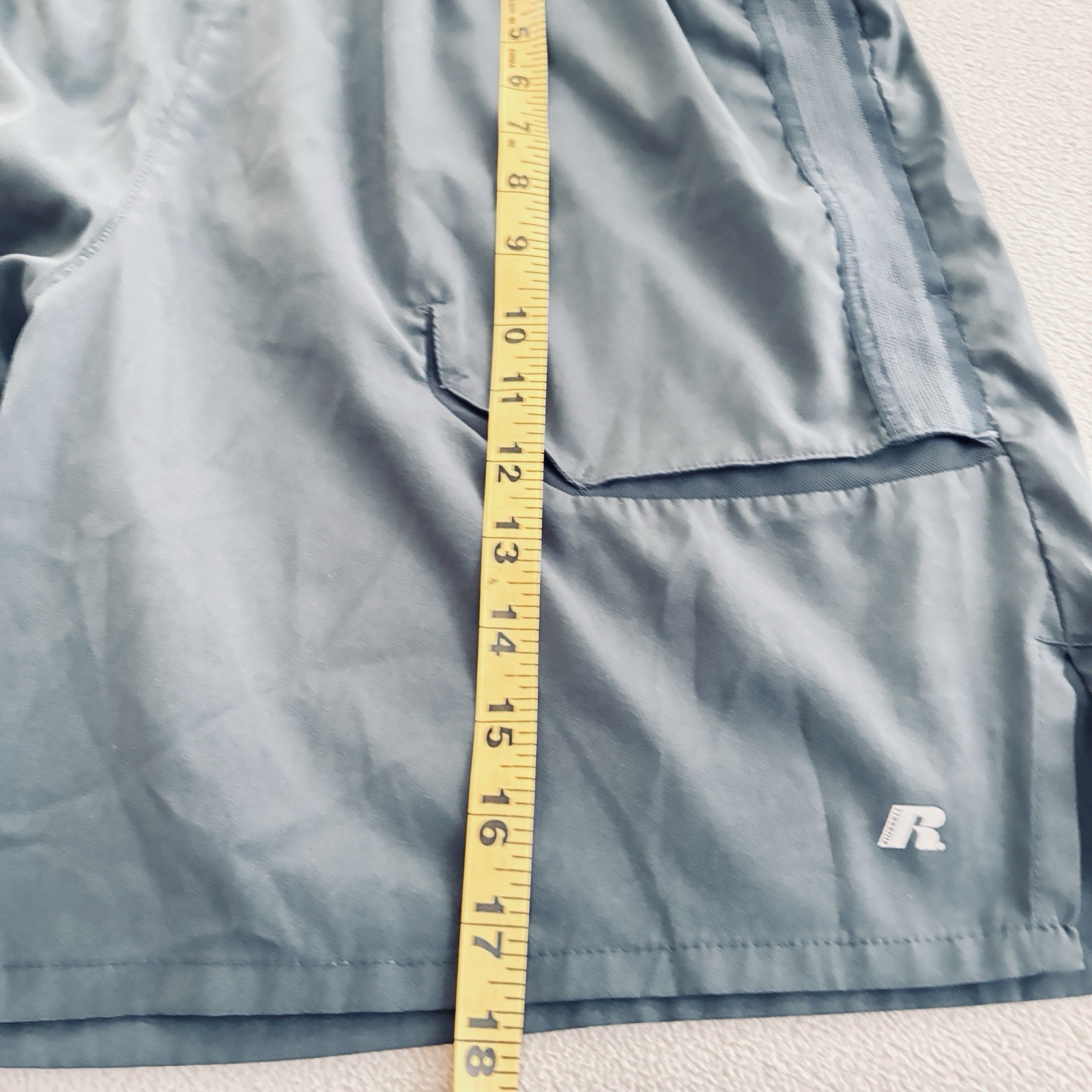 Russell Dri-Power 360 Lg Unisex Shorts Athletic Yoga Beach Pockets Elastic