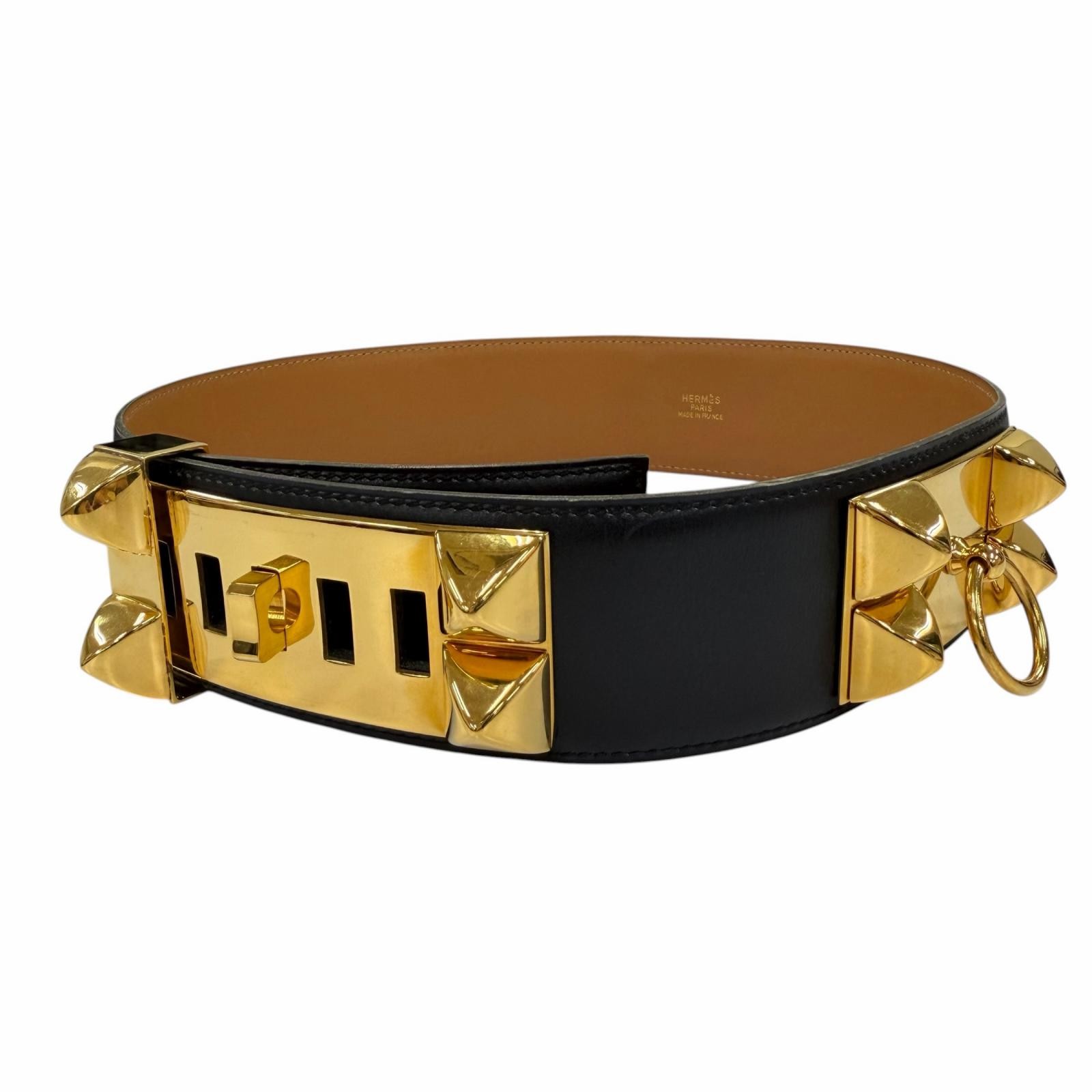 HERMÈS Hermes Collier de Chien Leather Belt – DUTY FREE