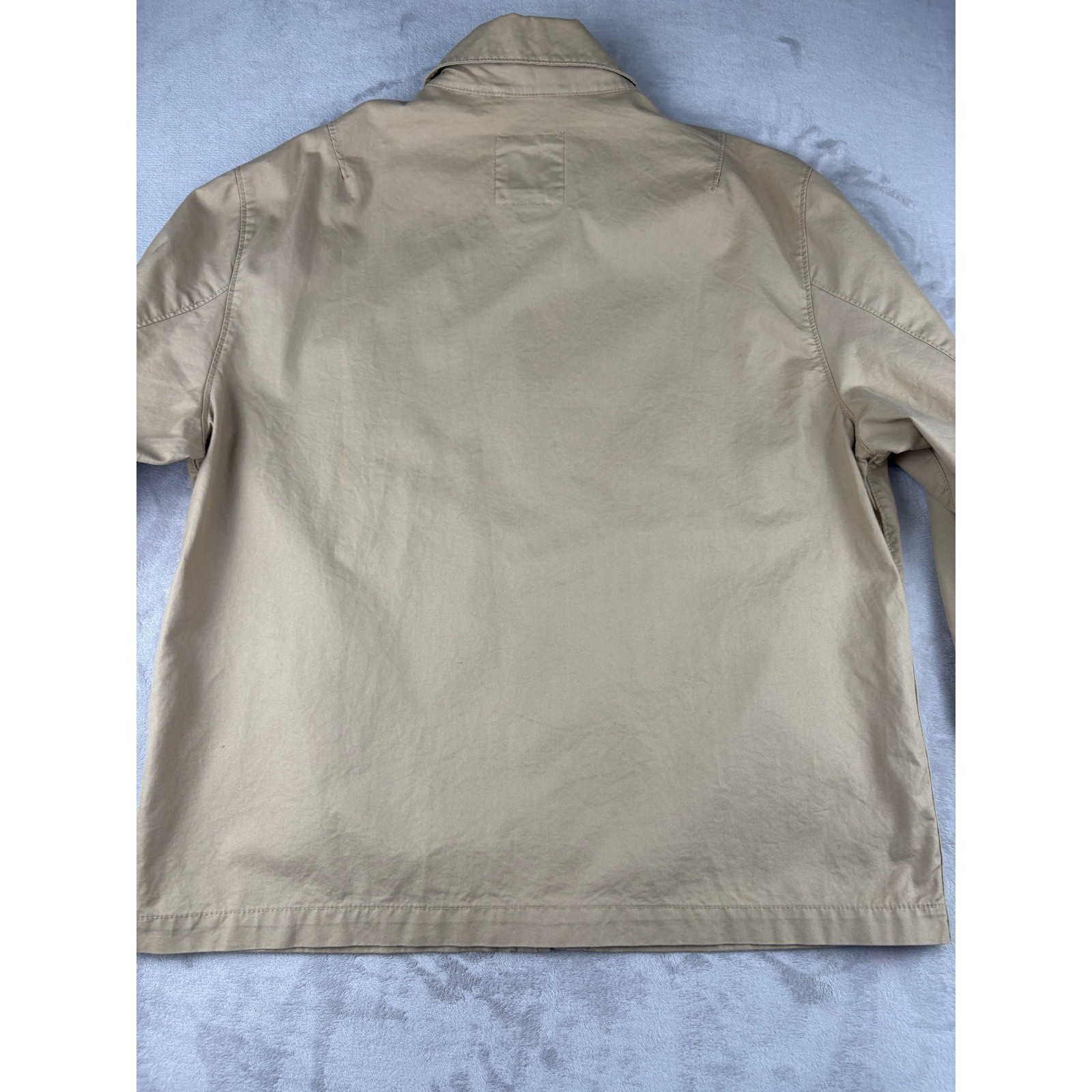 GAP Vintage Mens Barn Jacket Tan Cotton Zip Up Vintage 2004 Large 247222