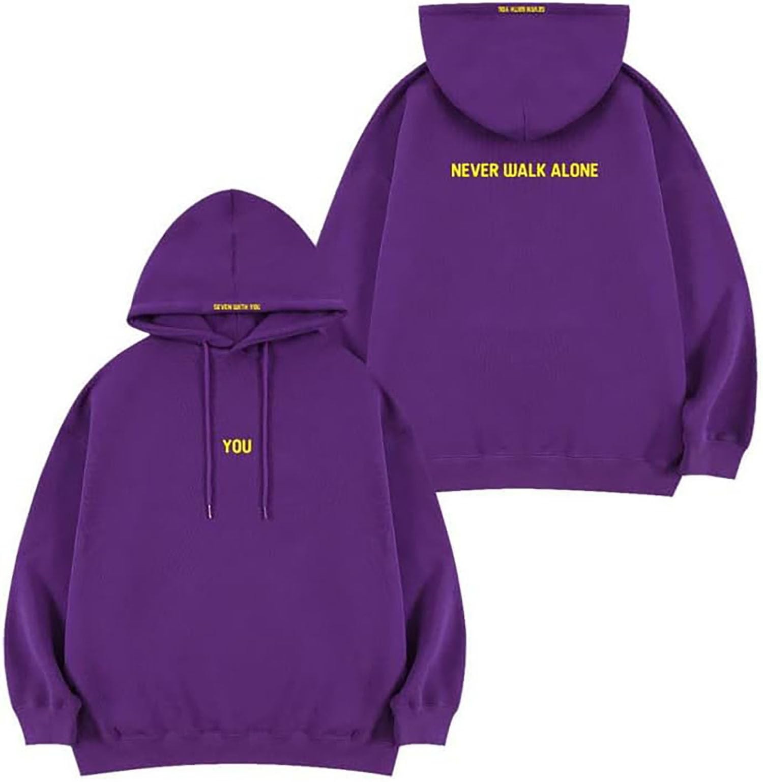 Jimin with You Hoodie Sweater Jimin Hoody You Never Walk Alone Pullover Sweat…