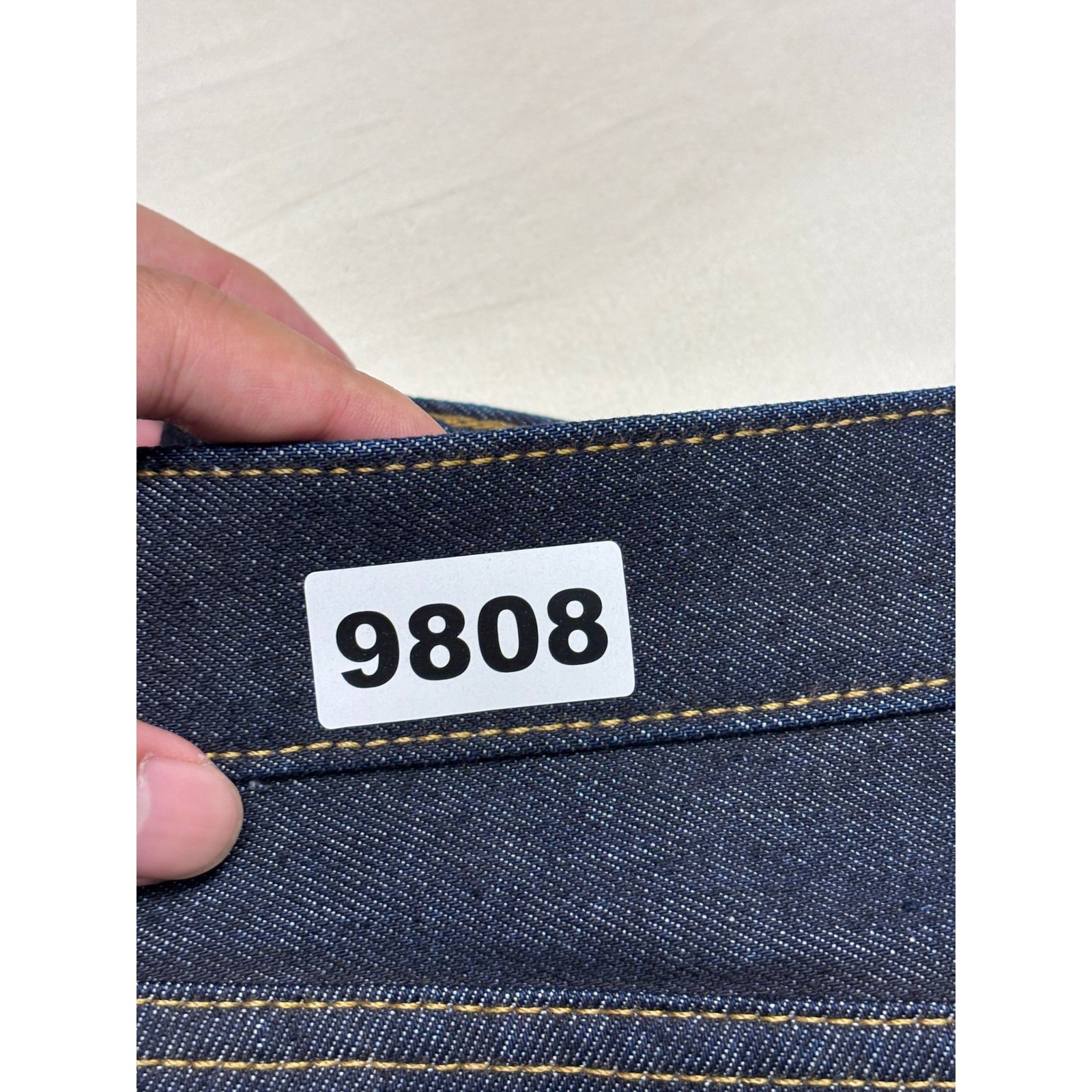 COS Regular Straight Leg Mid Rise Jeans Mens 29/30 Indigo Selvedge 100% Cotton