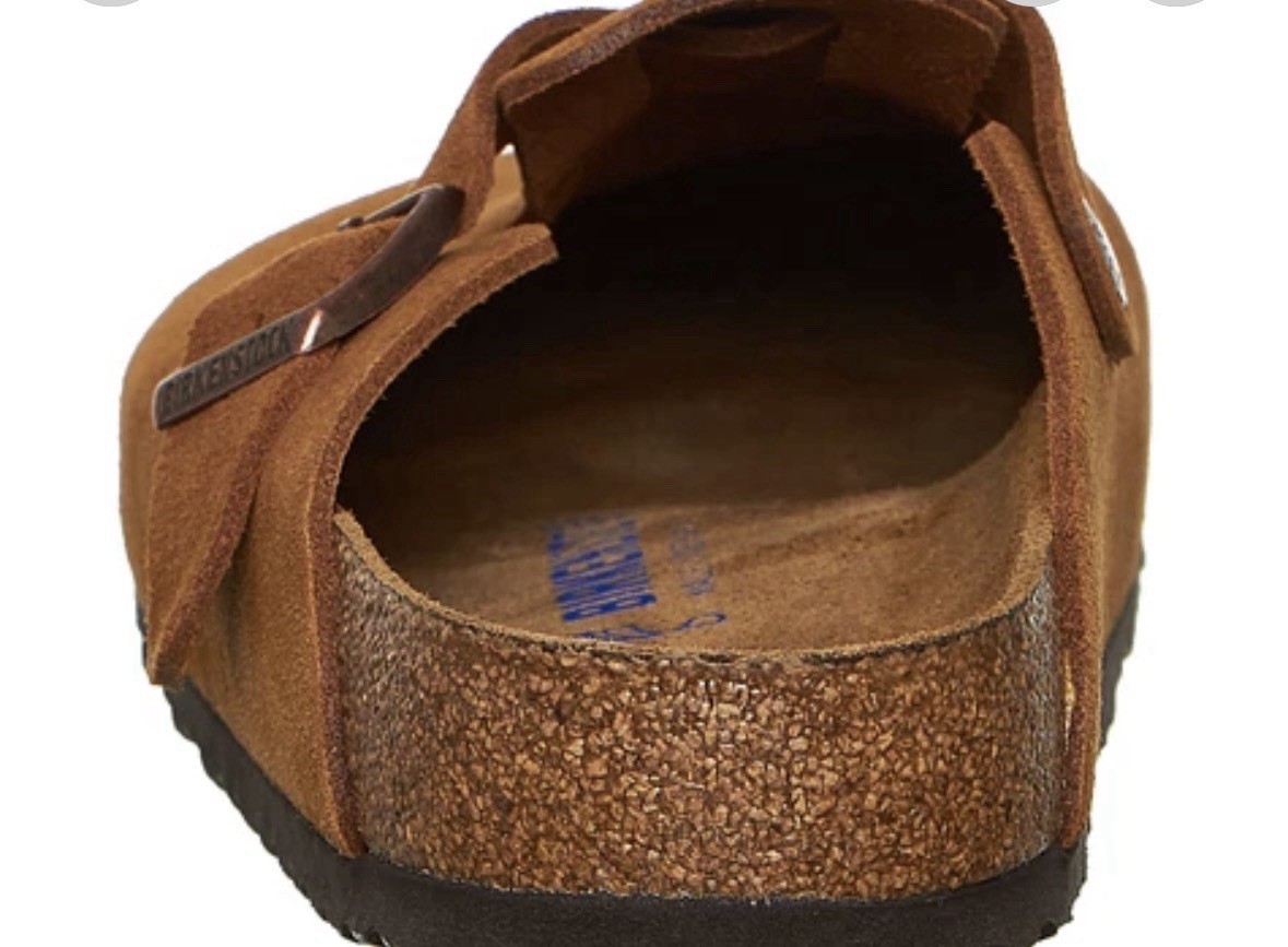 Birkenstock Boston Suede Mink Buckle Women’s 8.5/39 Excellent pre owned