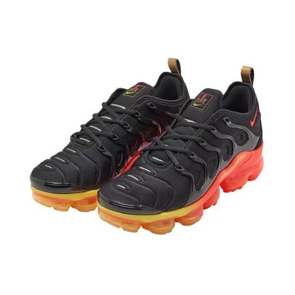 Nike Air VaporMax Plus Cool Black Orange Men’s Sneakers Brand New Free Shipping