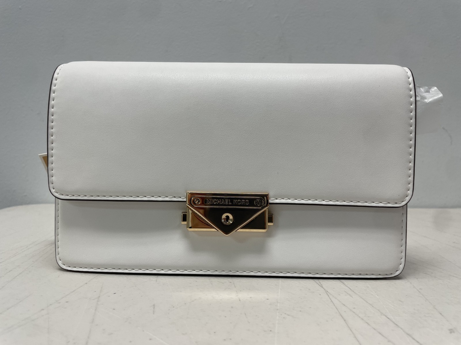 Michael Kors Cece Medium Handbag Optic White 35R3G0EC6O New With Tags
