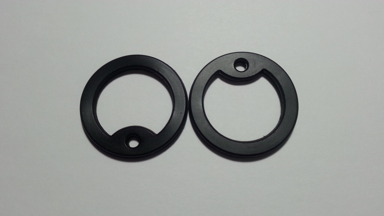 Military, Law Enforcement & Civilian Colored Military Dog Tag Silencers 2pcs
