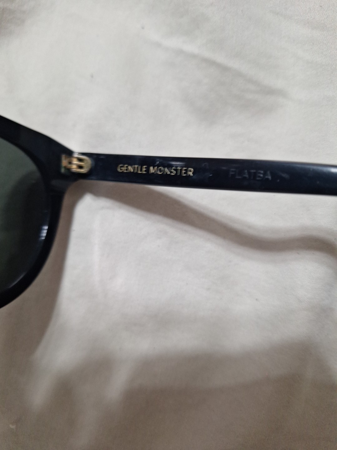 GENTLE MONSTER FLATBA BLACK PETER Black *Scratches on lens Japan