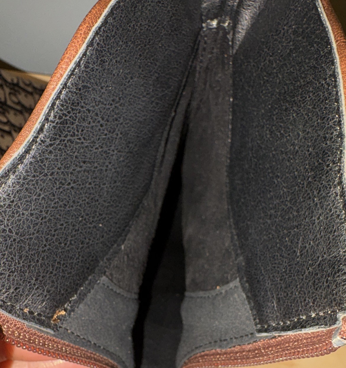 Dior Women’s Brown Leather Monogram Ankle Boots Size 8 Round Toe Zip Cone Heel