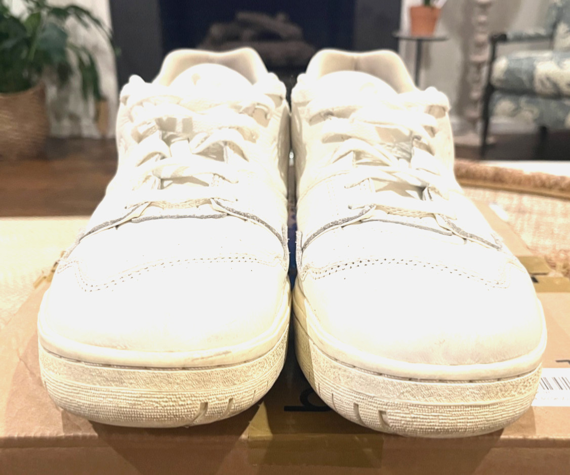 Size 15 – New Balance 550 White