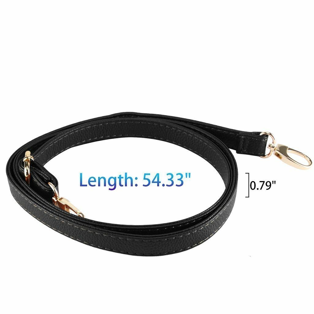 Leather Purse Straps Replacement Adjustable Crossbody Shoulder Handbags Strap US
