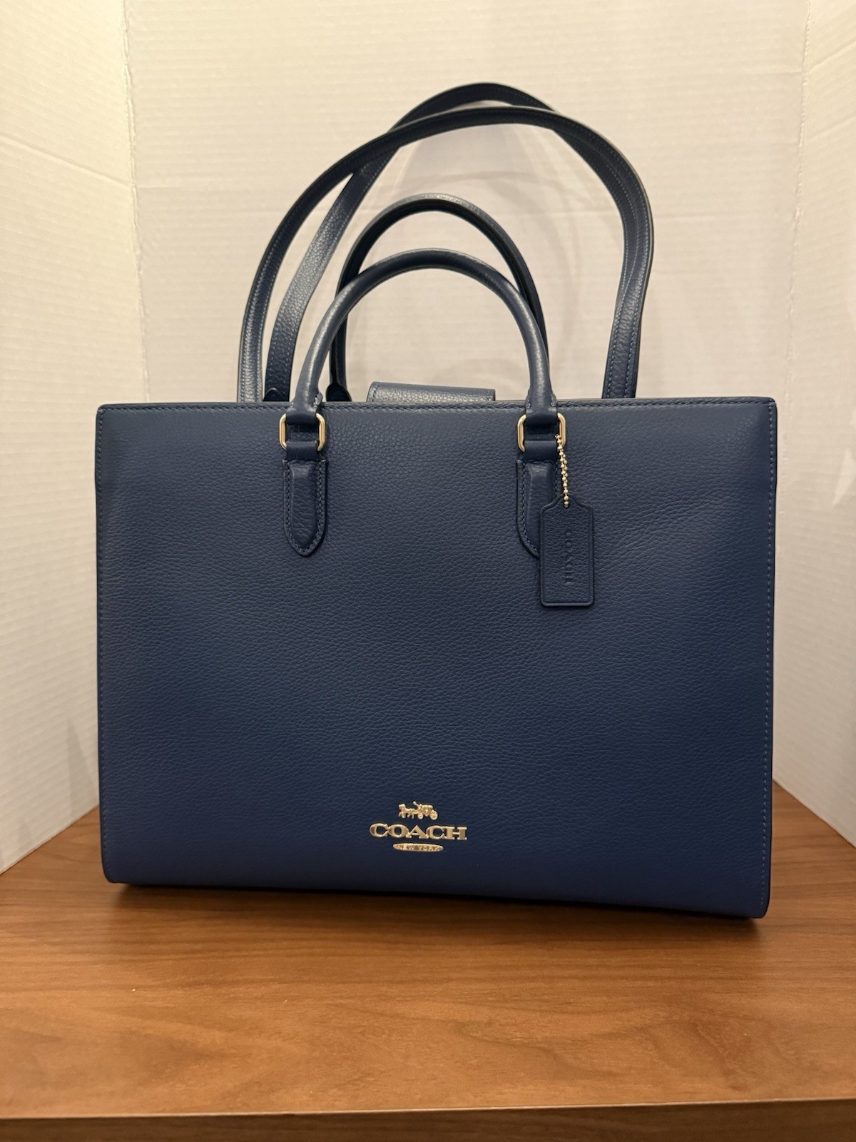 COACH Maggie Tote, Deep Blue, NWT, CY666