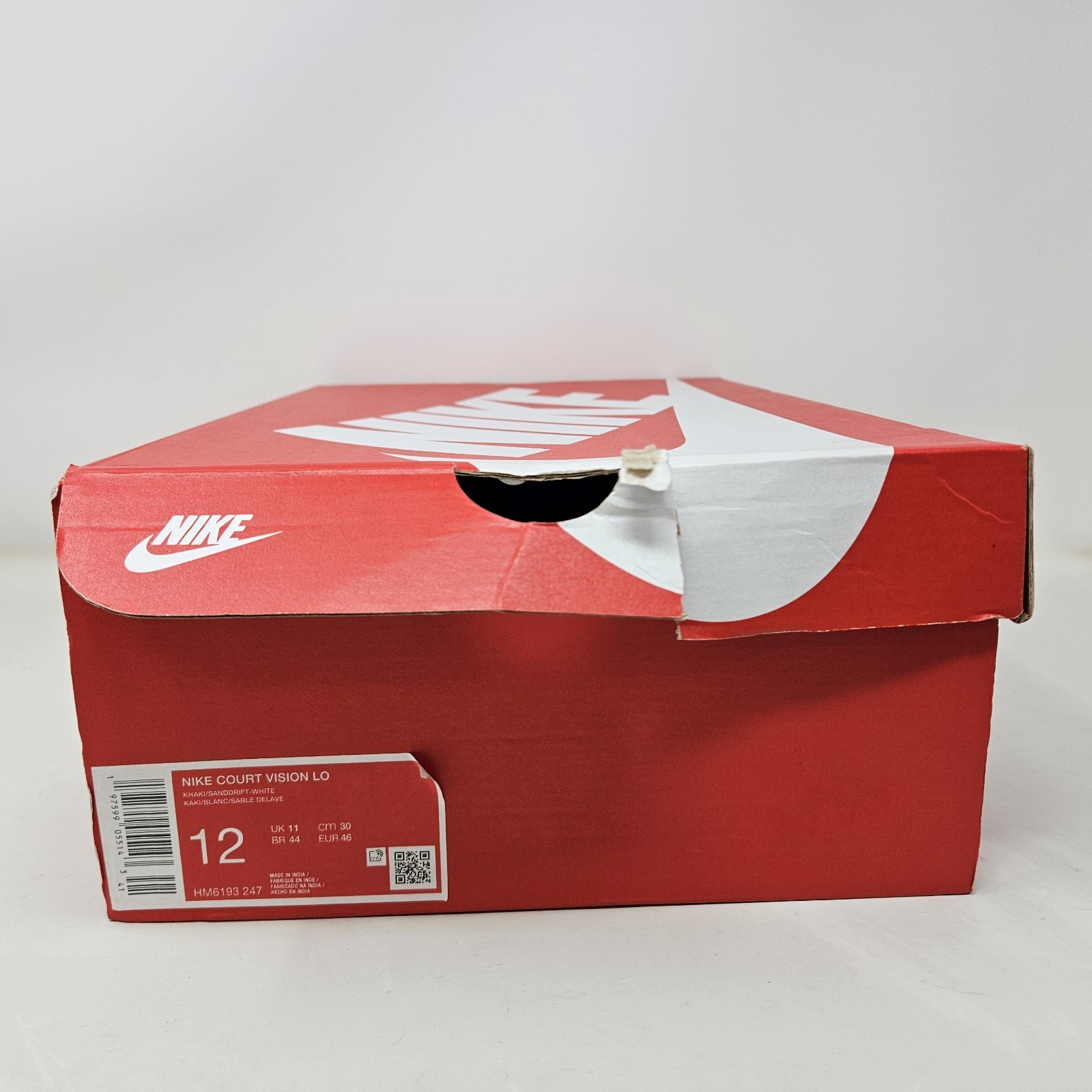 Nike Court Vision Low ‘Sanddrift’ / HM6193 247 / Men’s Size 12