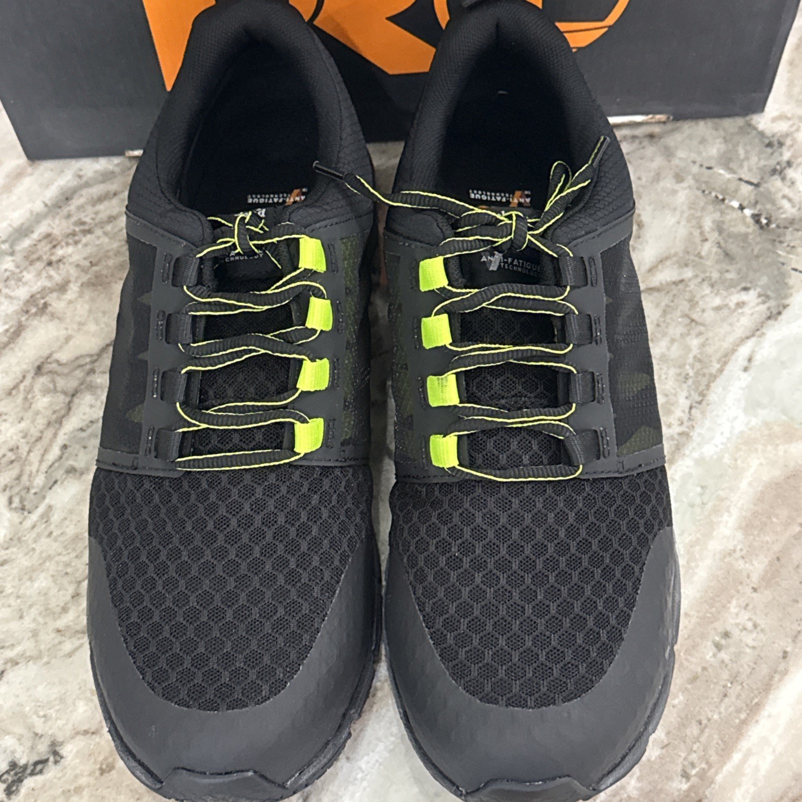 NEW Timberland Pro Men’s Radius Black CompositeToe Work Shoe TB0A27X5 13 M