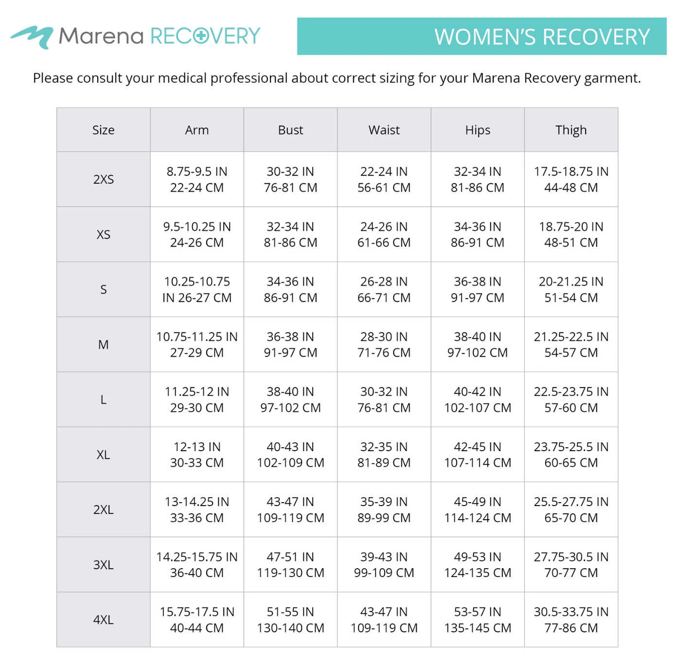 Marena Recovery Sports Bra Womens Medium Black Front Closure Compression 4244