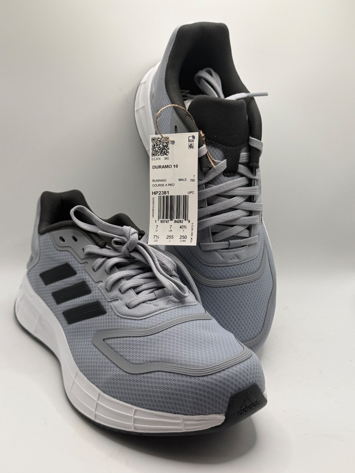 Size 7.5 – adidas Essential Duramo Grey