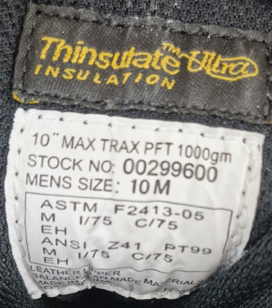 LaCrosse Max Trax 10″ Insulated Steel Toe Work Boots Mens 10M New
