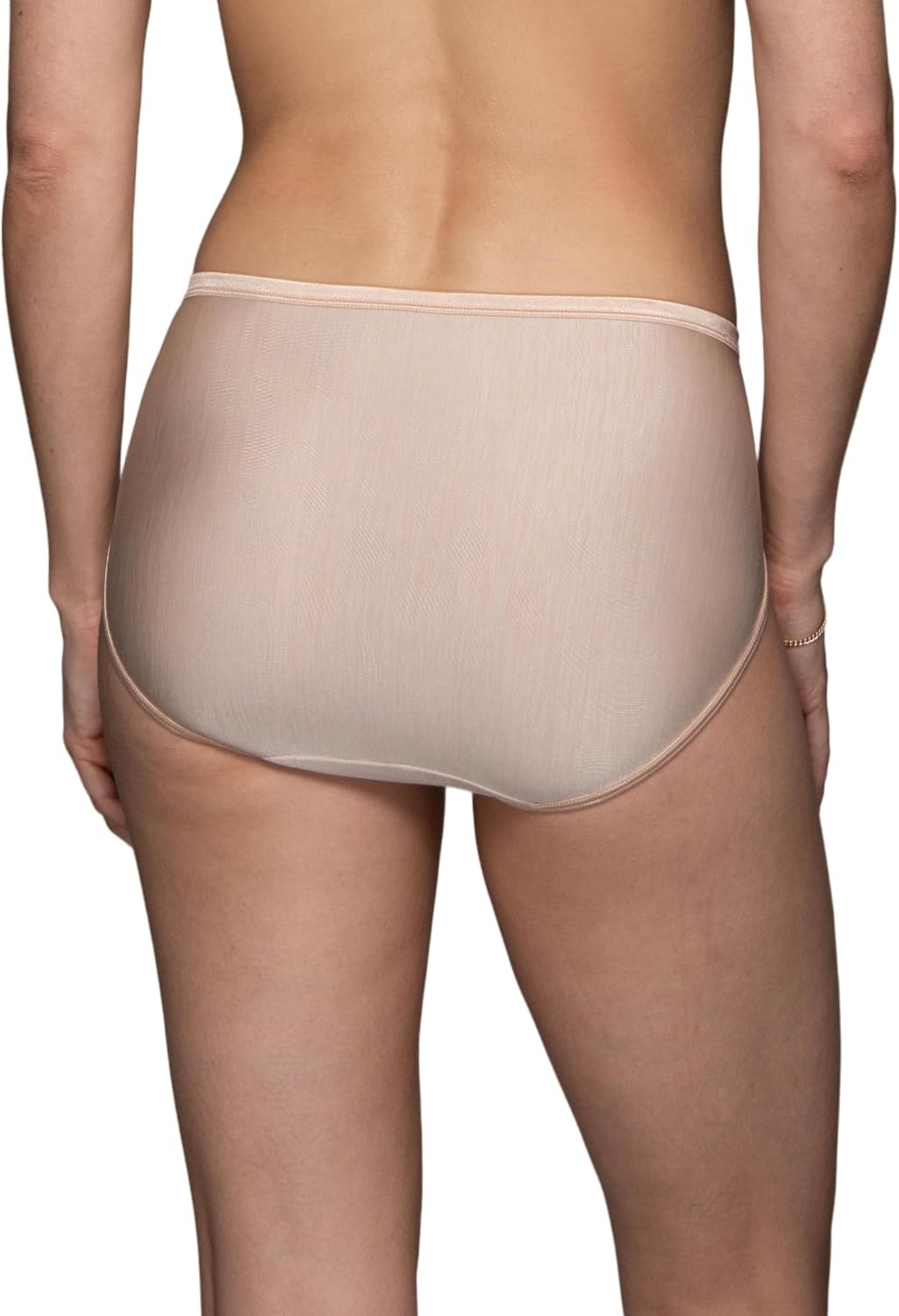5 Pack Vanity Fair Illumination Hi Cut Brief 13108 Rose Beige Sz 5 NWT
