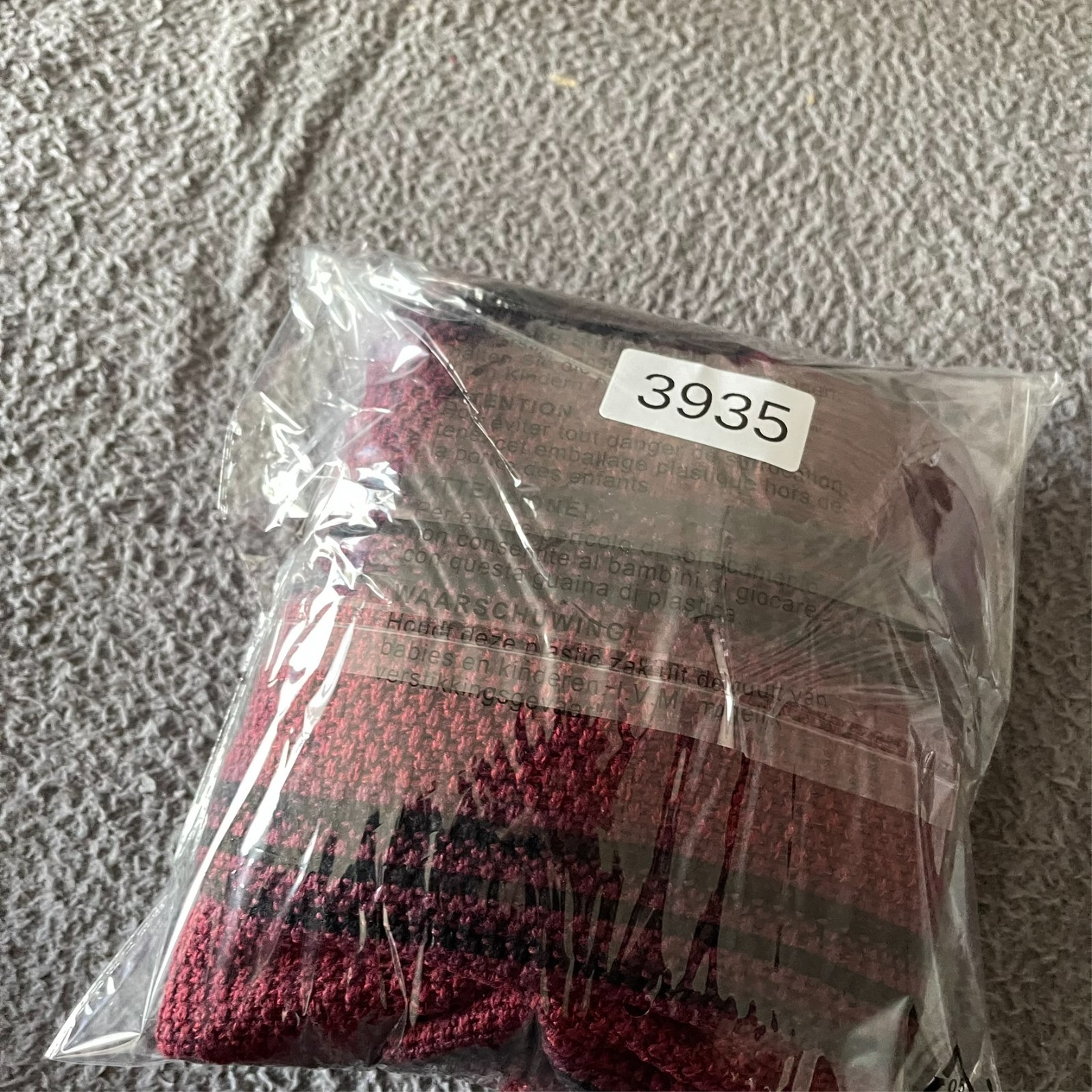 Chaps Jumper Mens Medium Red 1/4 Button Striped Elbow Pads Pullover Long Sleeve