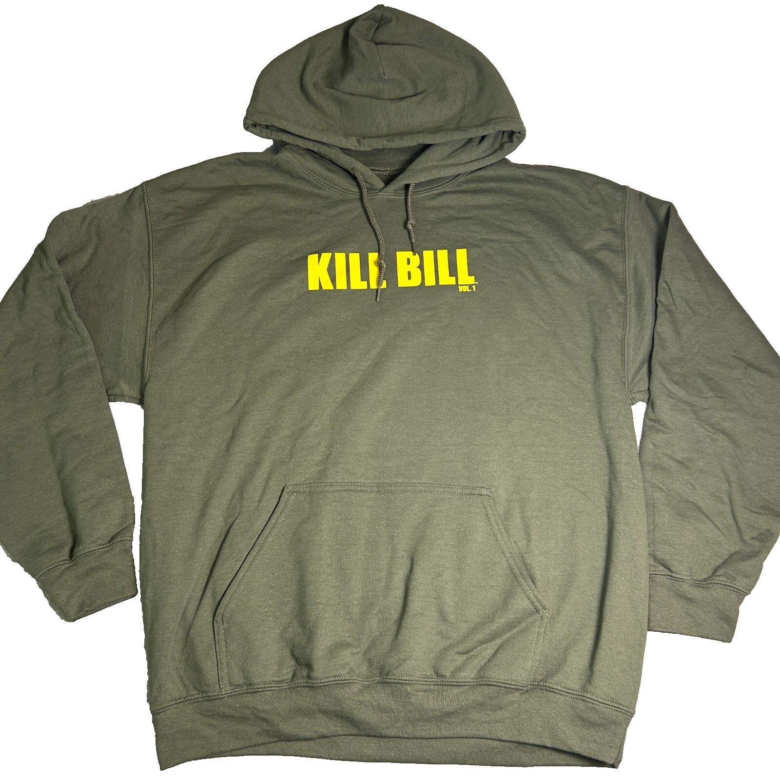 NWOT Ripple Junction Kill Bill Vol. 1 Graphic Hoodie Unisex Large Army Green Y2K