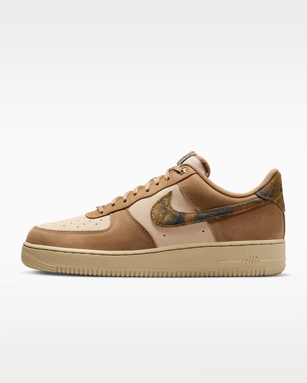 Nike Air Force 1 ’07 LV8 Casual Shoes Tan / Brown Sz 8.5 IO9803 200