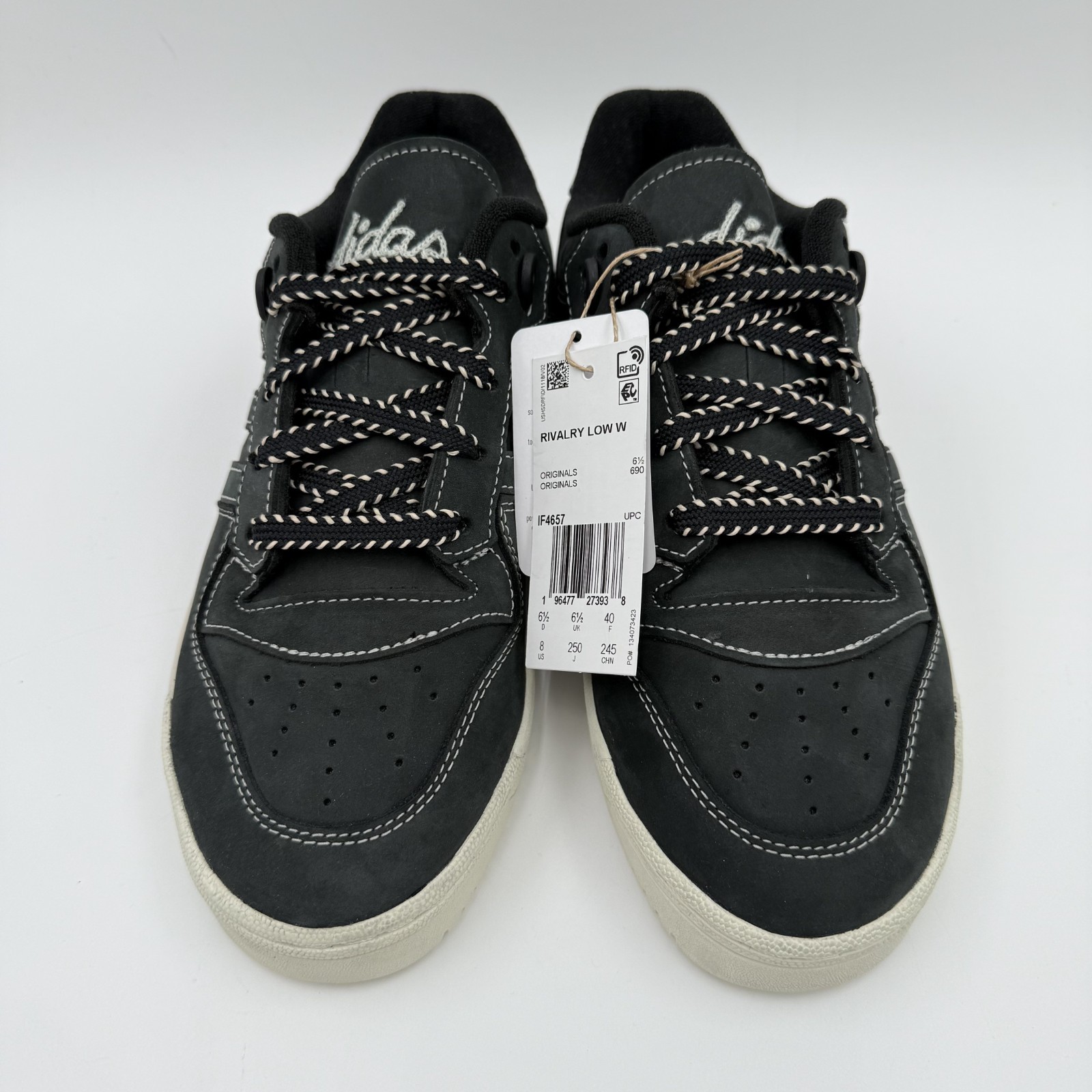 Adidas Sneakers Womens 8 Rivalry Low Suede Dark Gray No box
