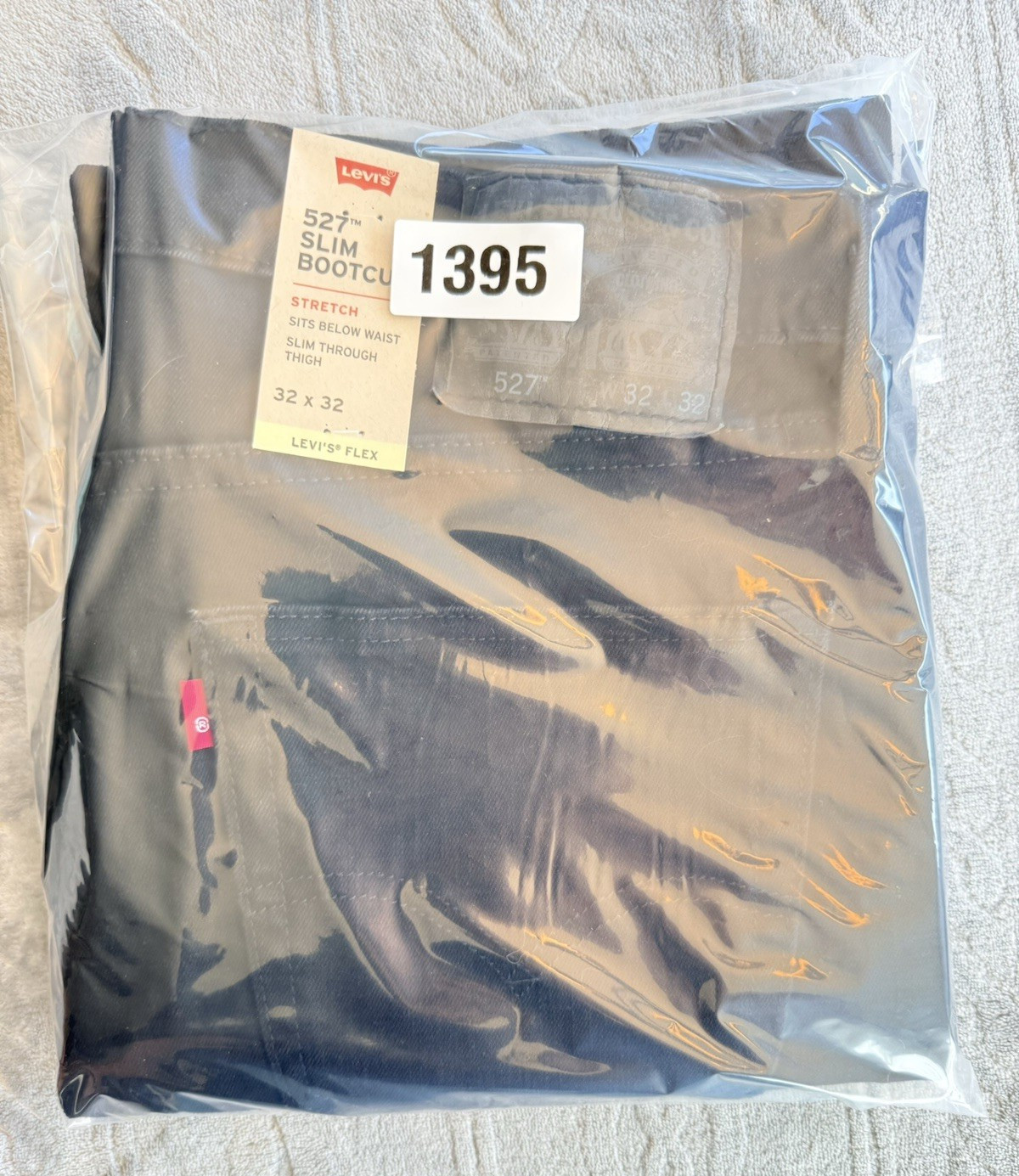 NWT Levi’s 527 Slim Bootcut Jeans Men’s 32×32 Native Cali / Black Stretch Flex