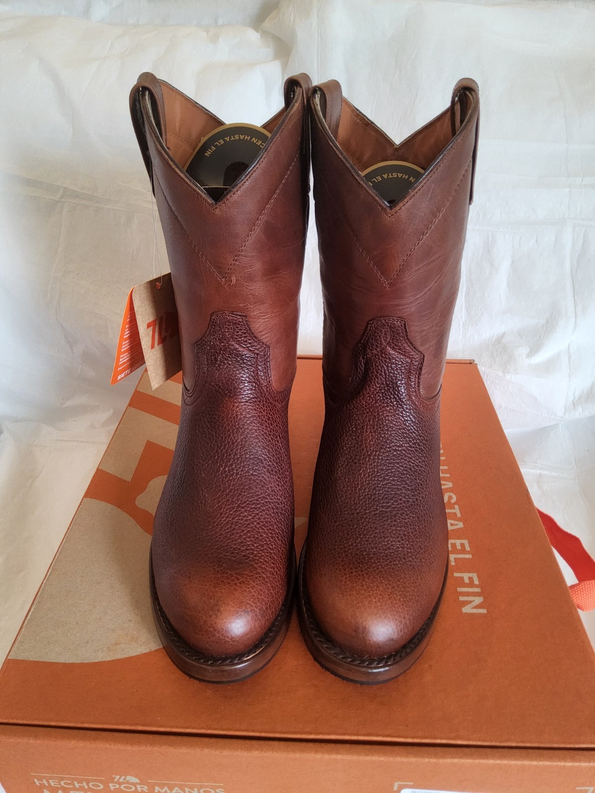 Size 13 EE – NEW 7L Siete Leguas Bison Whiskey (31 MEX)