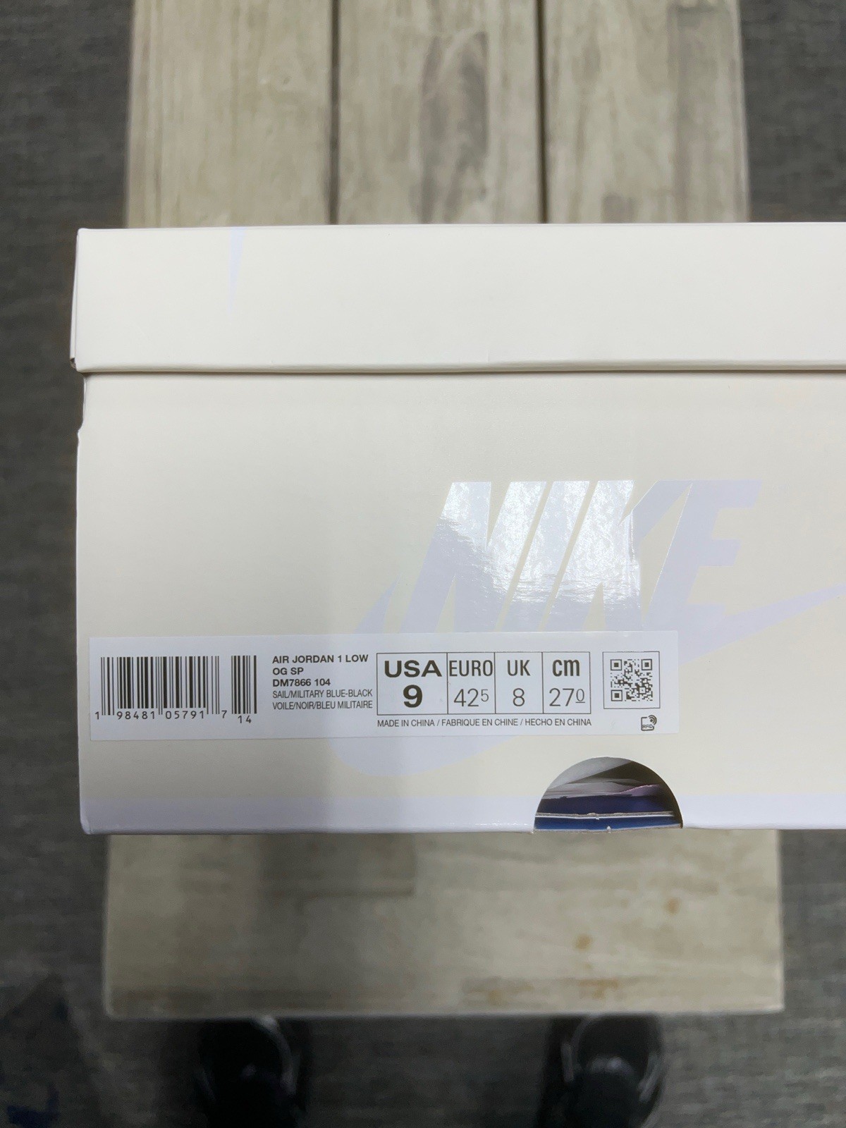 Size 9 – Fragment Design x Travis Scott x Air Jordan 1 Retro OG SP Low Sail…