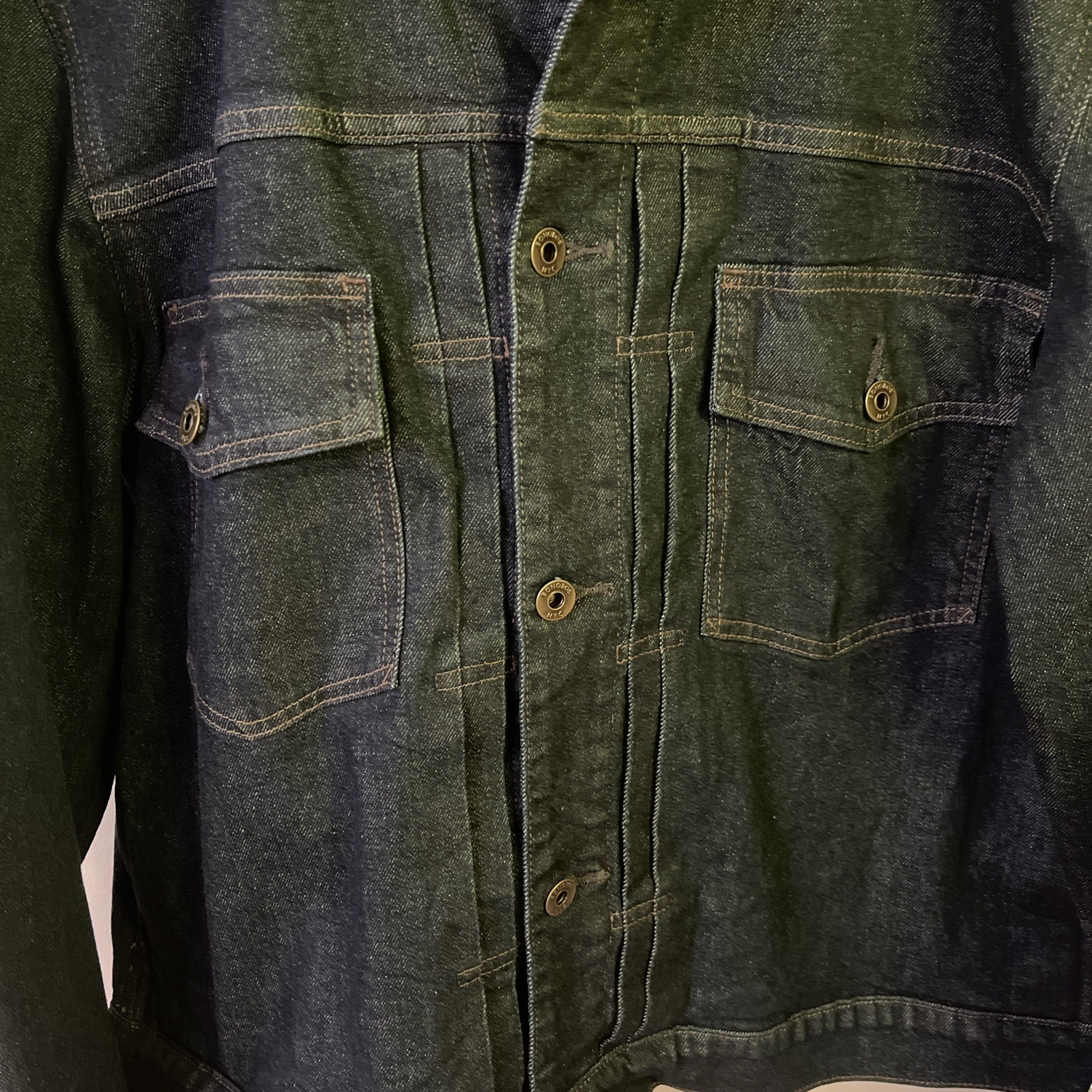 Bonobos Denim Jacket Mens Size XL Dark Wash The Jean Gramercy Indigo