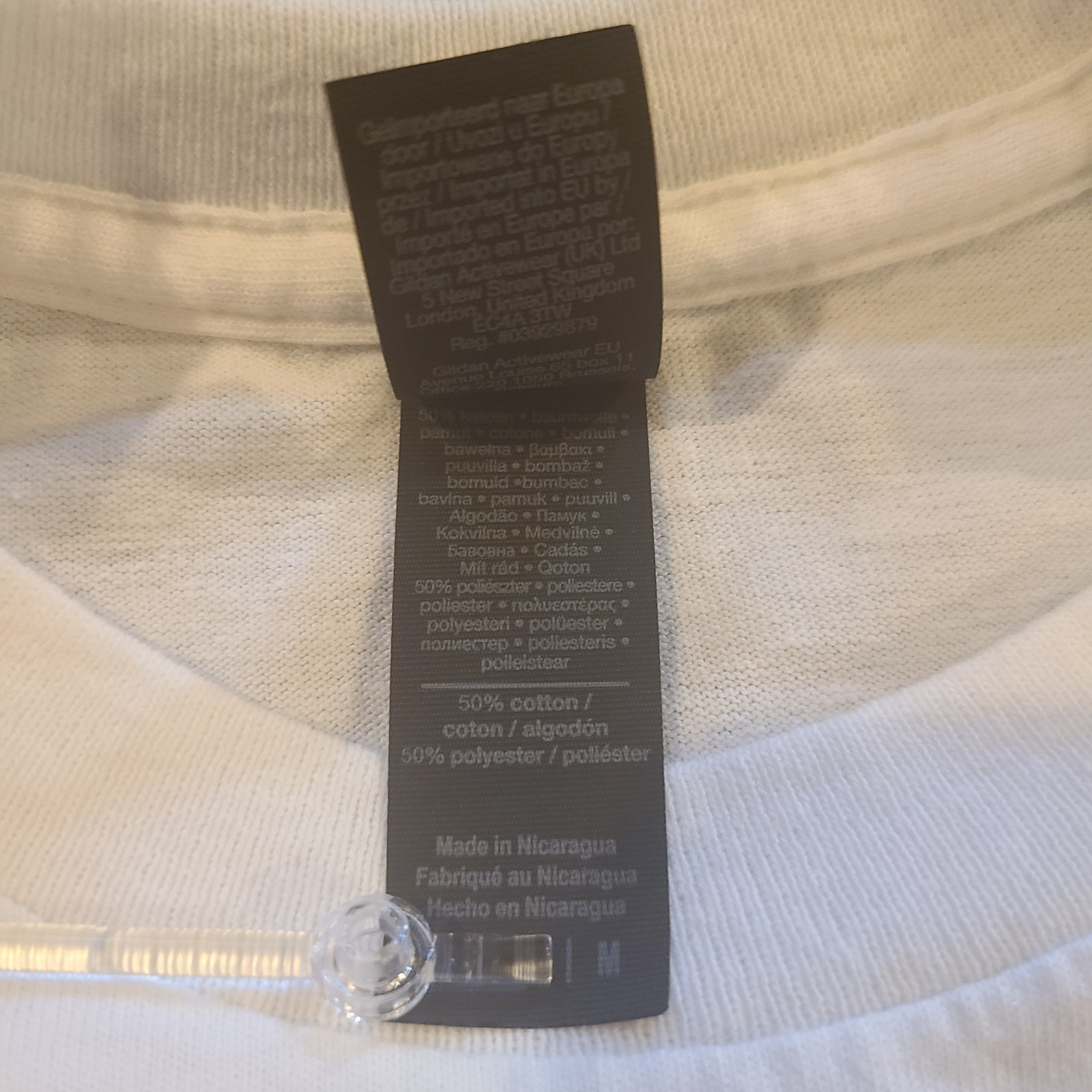 Gildan DryBlend White Karcher DS 350 Sustain Graphic Crew Neck T-Shirt Men’s M