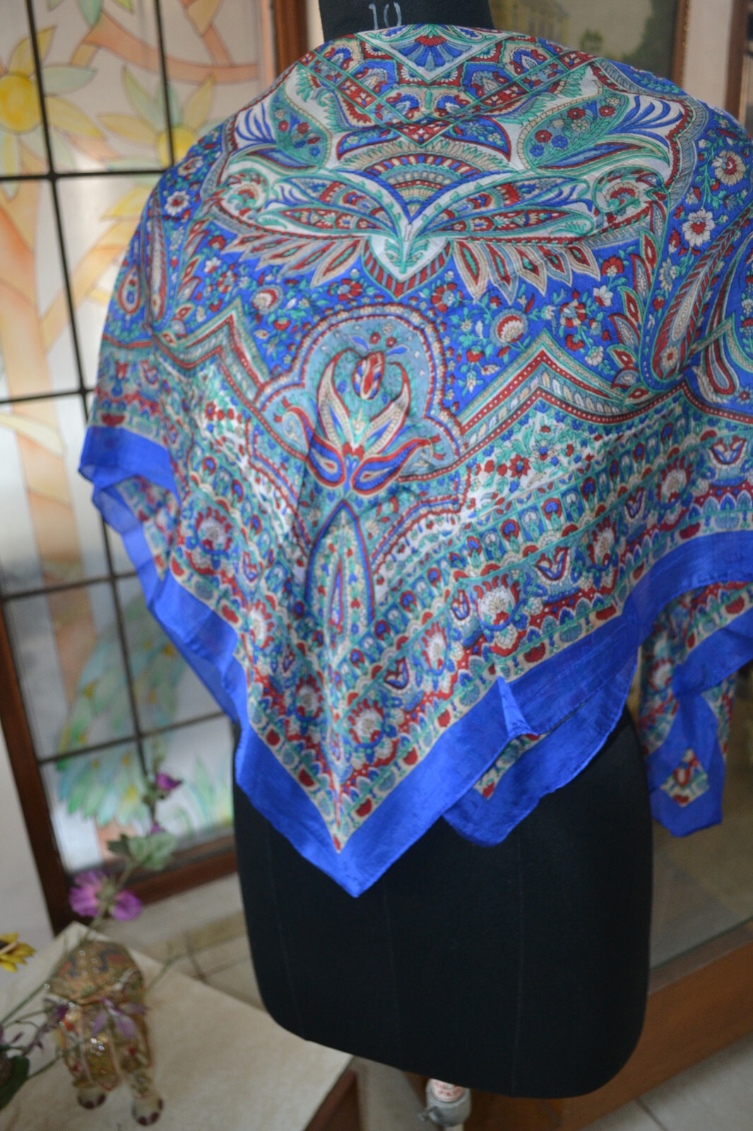 100% PURE SILK SQUARE SCARF ECHARPE FEATHER LITE : 12 DESIGNS CHOICE