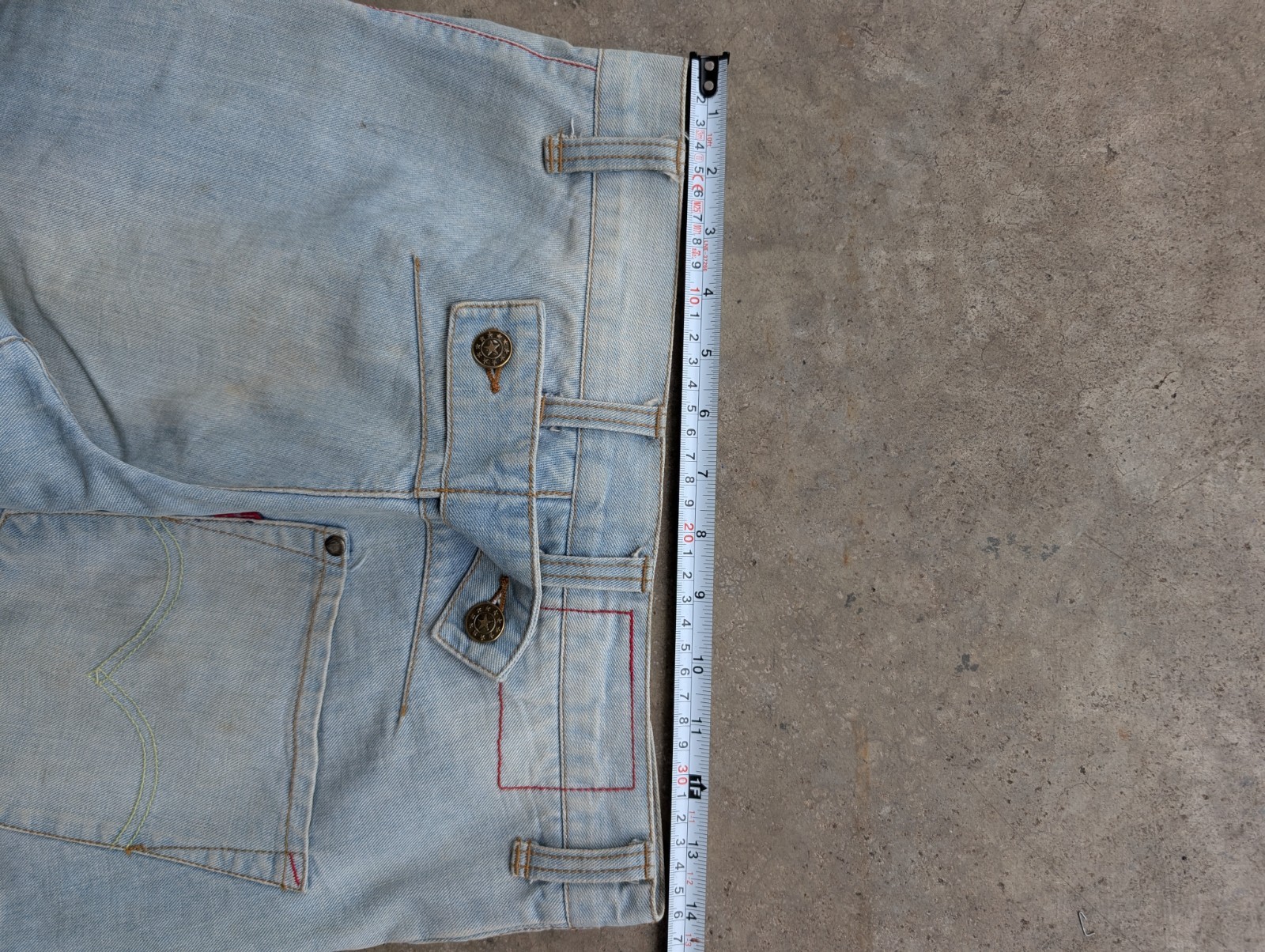 28×32 Levi’s engineered buckleback sashiko Y2K denim jeans vintage