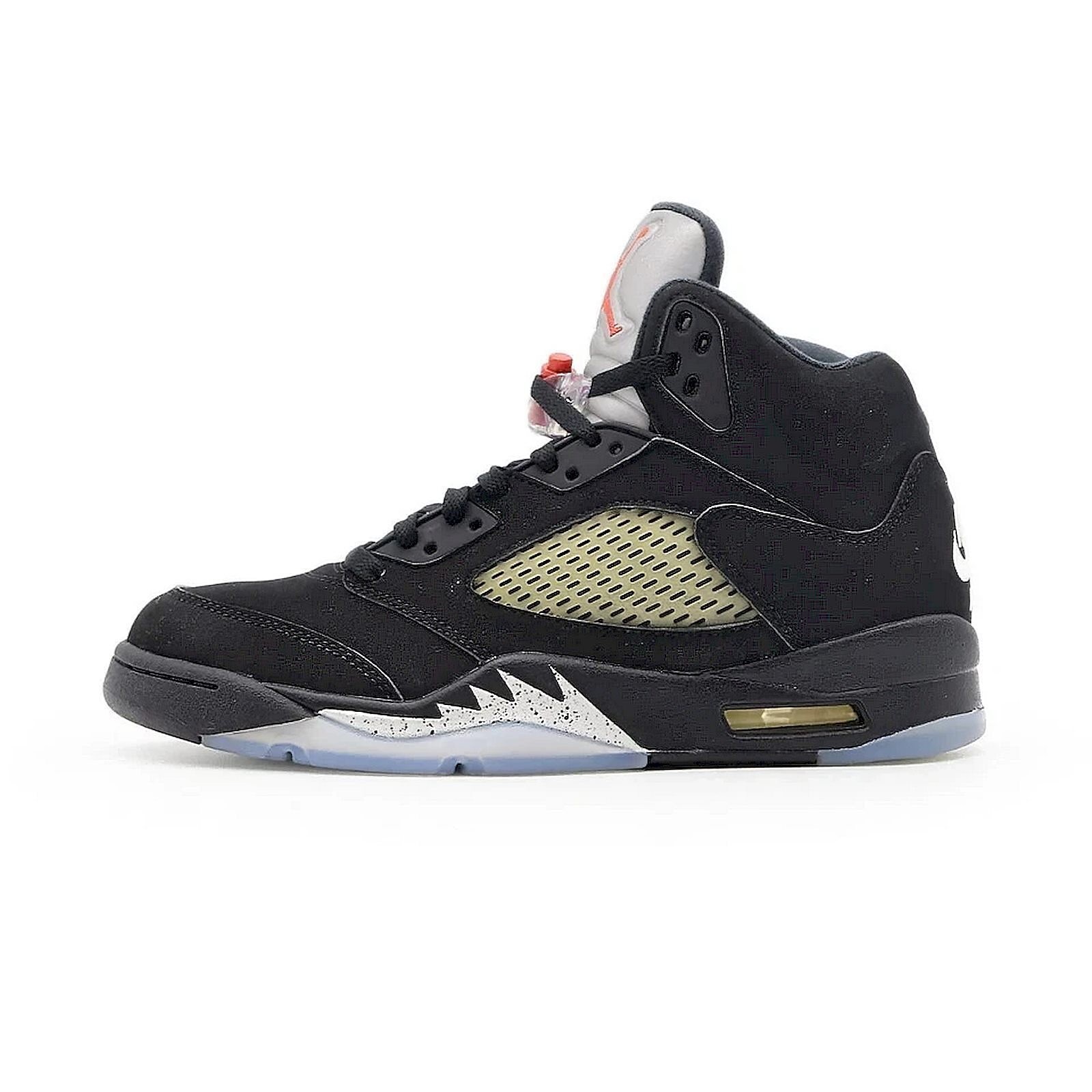 Nike Air Jordan 5 Black Infrared Red Jumpman Mesh Panel Vintage Athletic Trainer