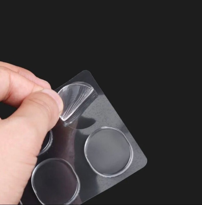 Self-Adhesive Silicone Gel Shoe Insole High Heel Insert Grips Cushion Foot Heel
