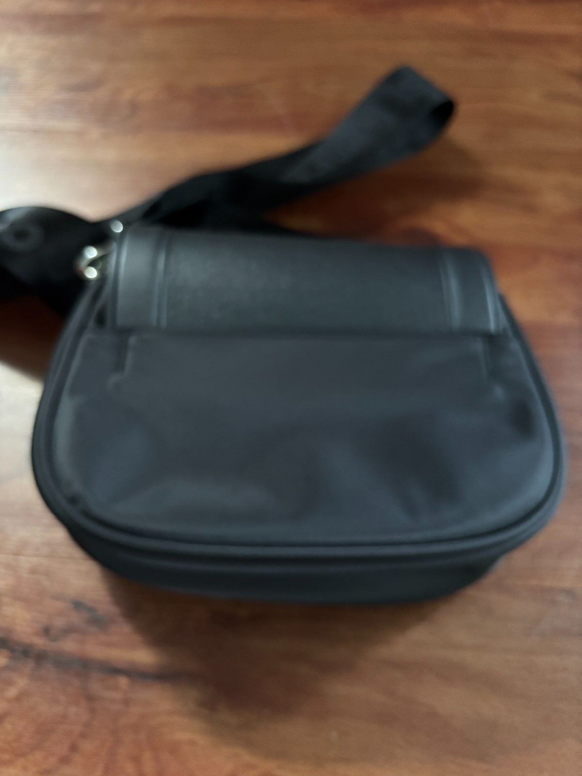 Crocs Black Crossbody with extra flower jibbitzs