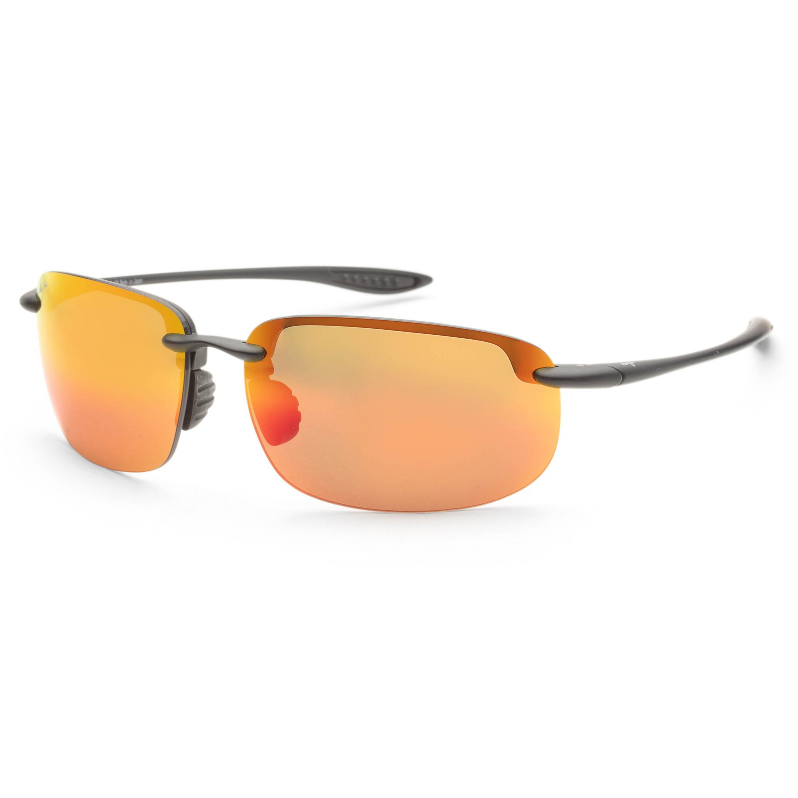 Maui Jim Men’s Hookipa Xlarge 68mm Black Polarized Sunglasses MJ0456S-005
