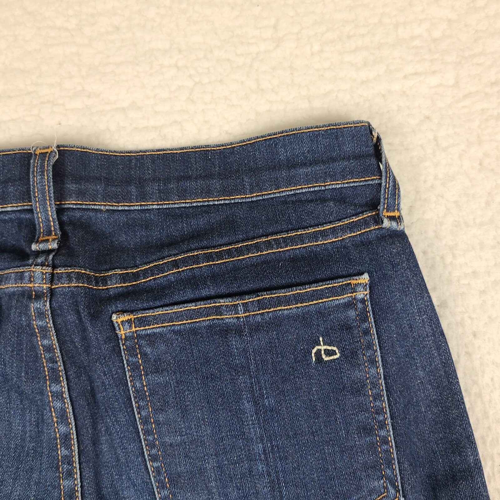Rag & Bone Jeans Womens 26 Blue Skinny Kingsland Dark Wash Denim