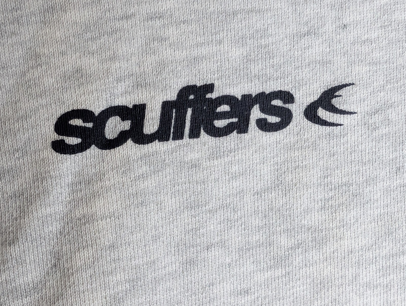 Scuffers Hoodie Size XS Oversized Sign With Love Sweater Streetwear Grey BNWT