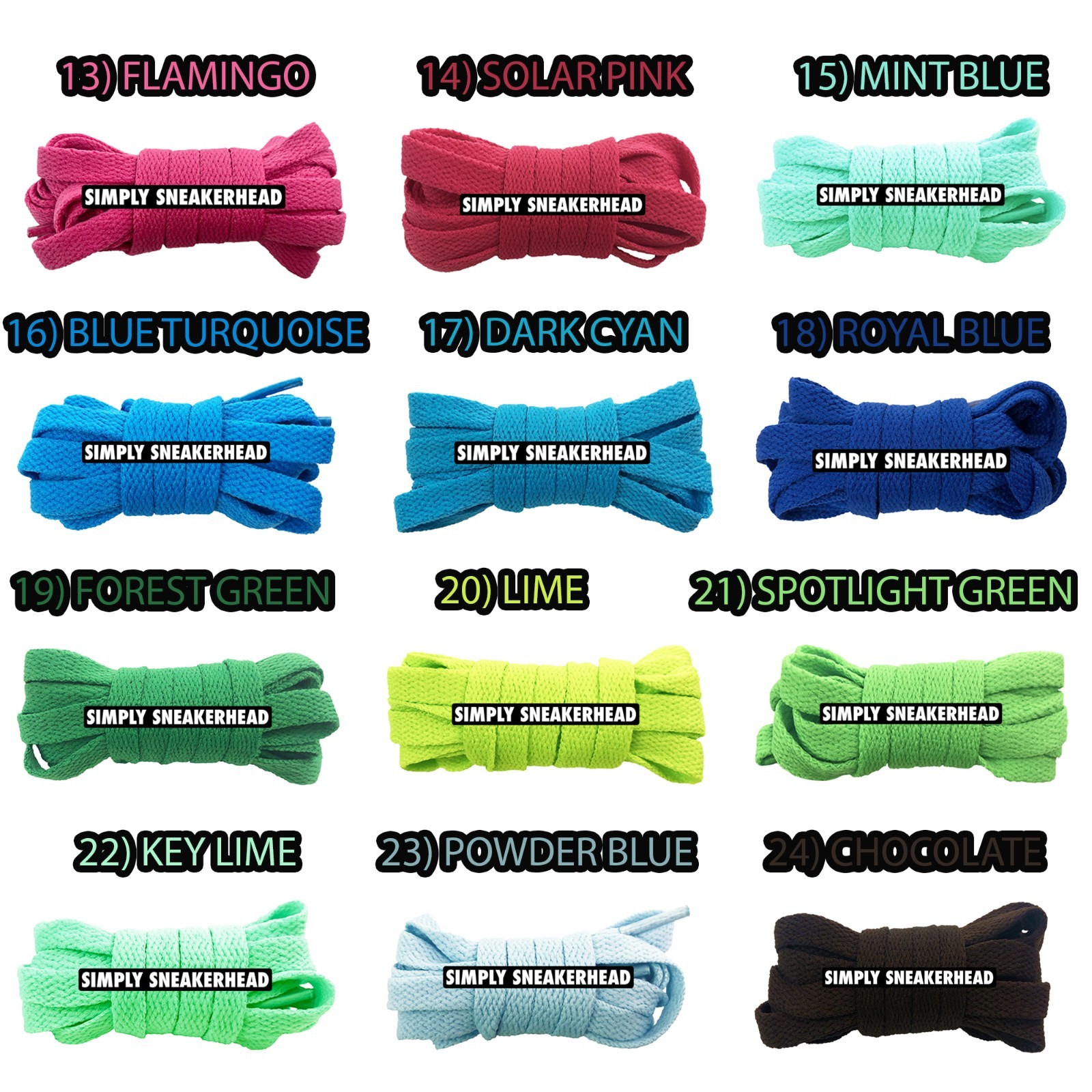 JORDAN 1 2 3 4 5 6 7 8 FLAT REPLACEMENT SHOELACES COLORS LACES BUY 2 GET 1 FREE
