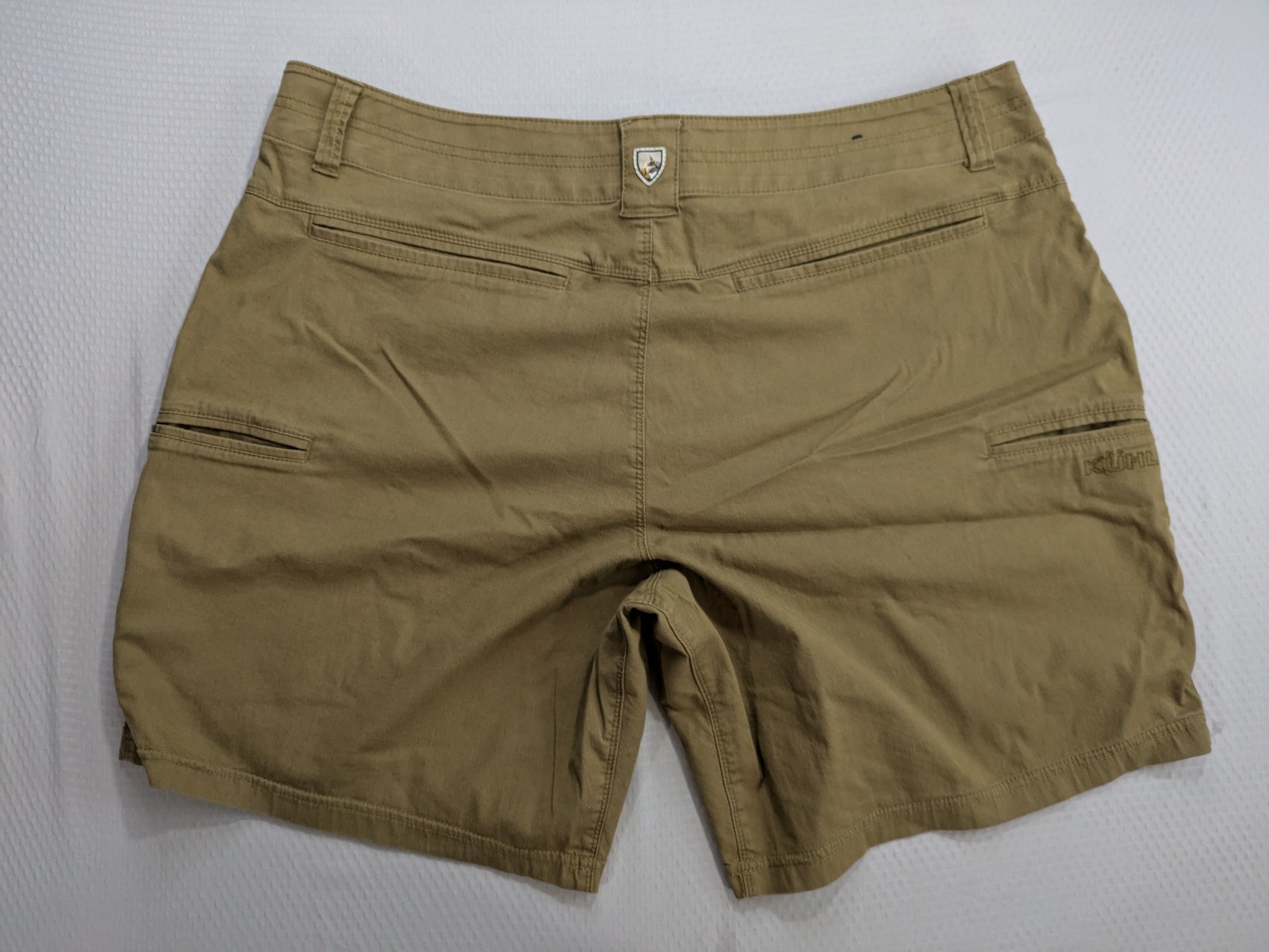 Kuhl Resistor Lite Chino Shorts Mens 33 Brown Stretch Outdoor Gorpcore Hike 5205