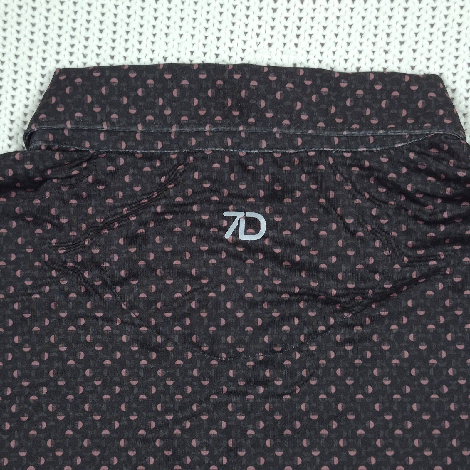 7 Diamonds Eclipse Golf Polo Shirt Wicking Anti-Microbial Stretch Men’s Size Med